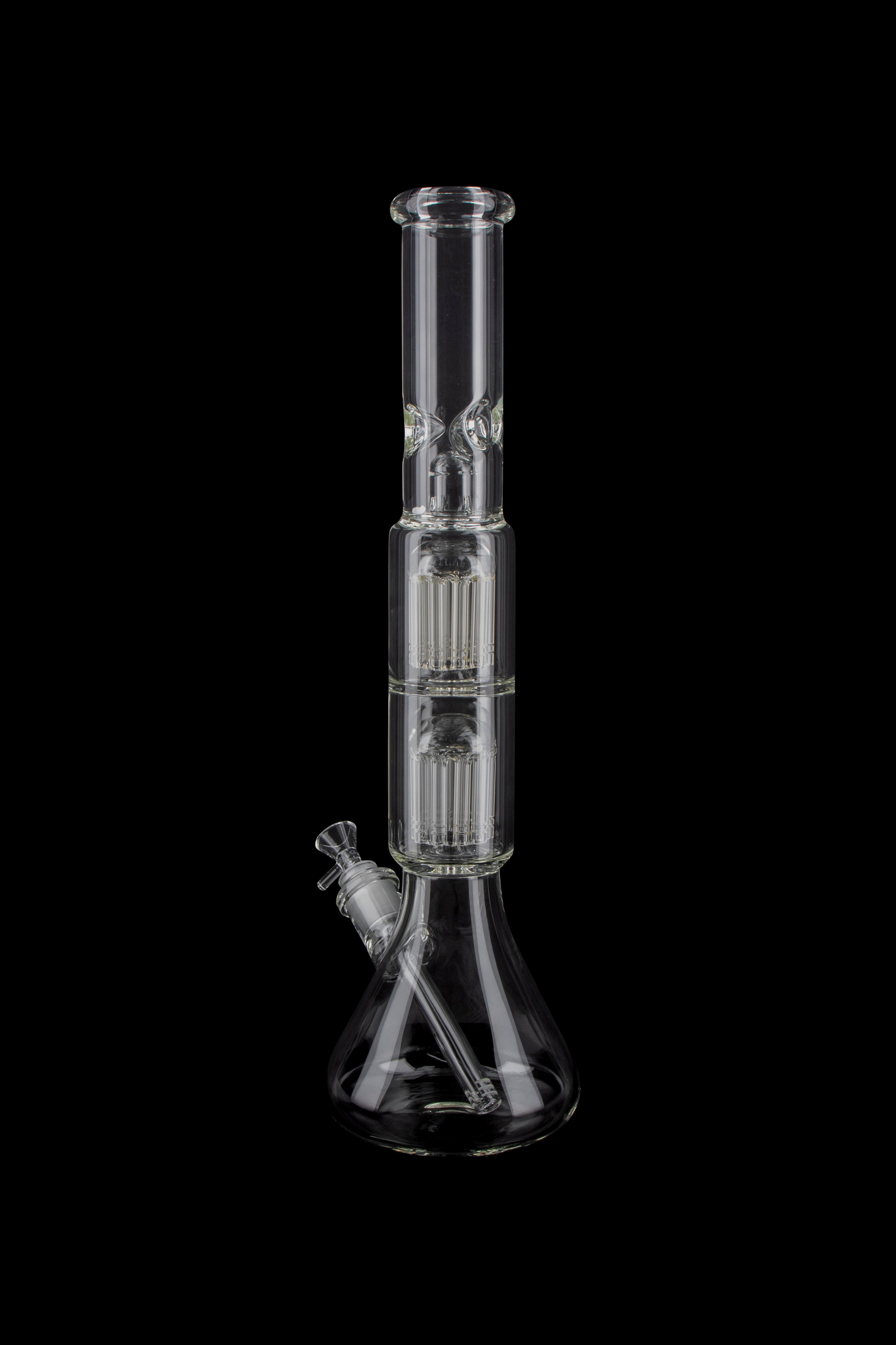 19-Inch Beaker Base Ice Bong with Double Tree Perc: A Smoker's Dream!