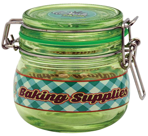 Premium Baking Supplies Glass Jars for Fresh Herb Storage