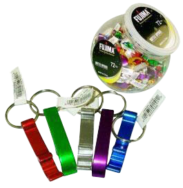 Cool 72-Pack Bottle Opener Keychain Display