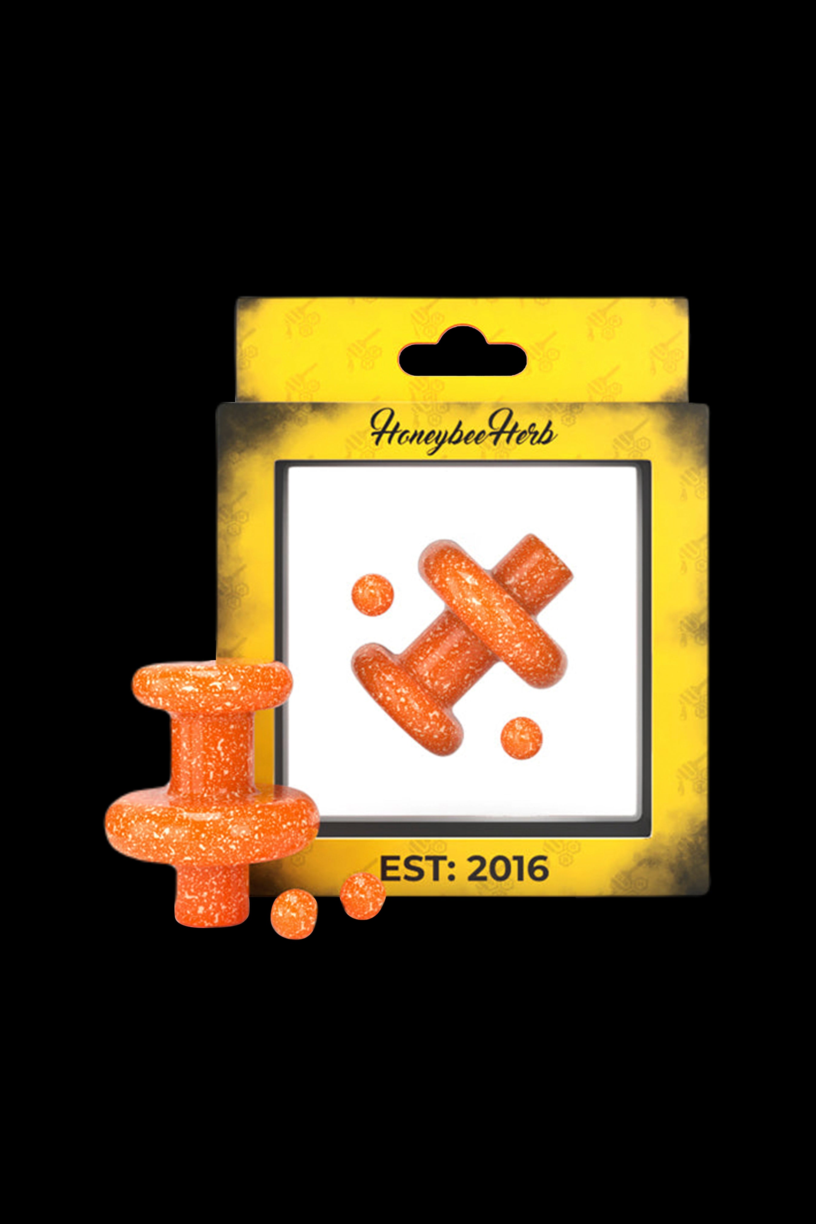 Honeybee Herb Neon Control Tower Carb Cap - A Stunning Addition