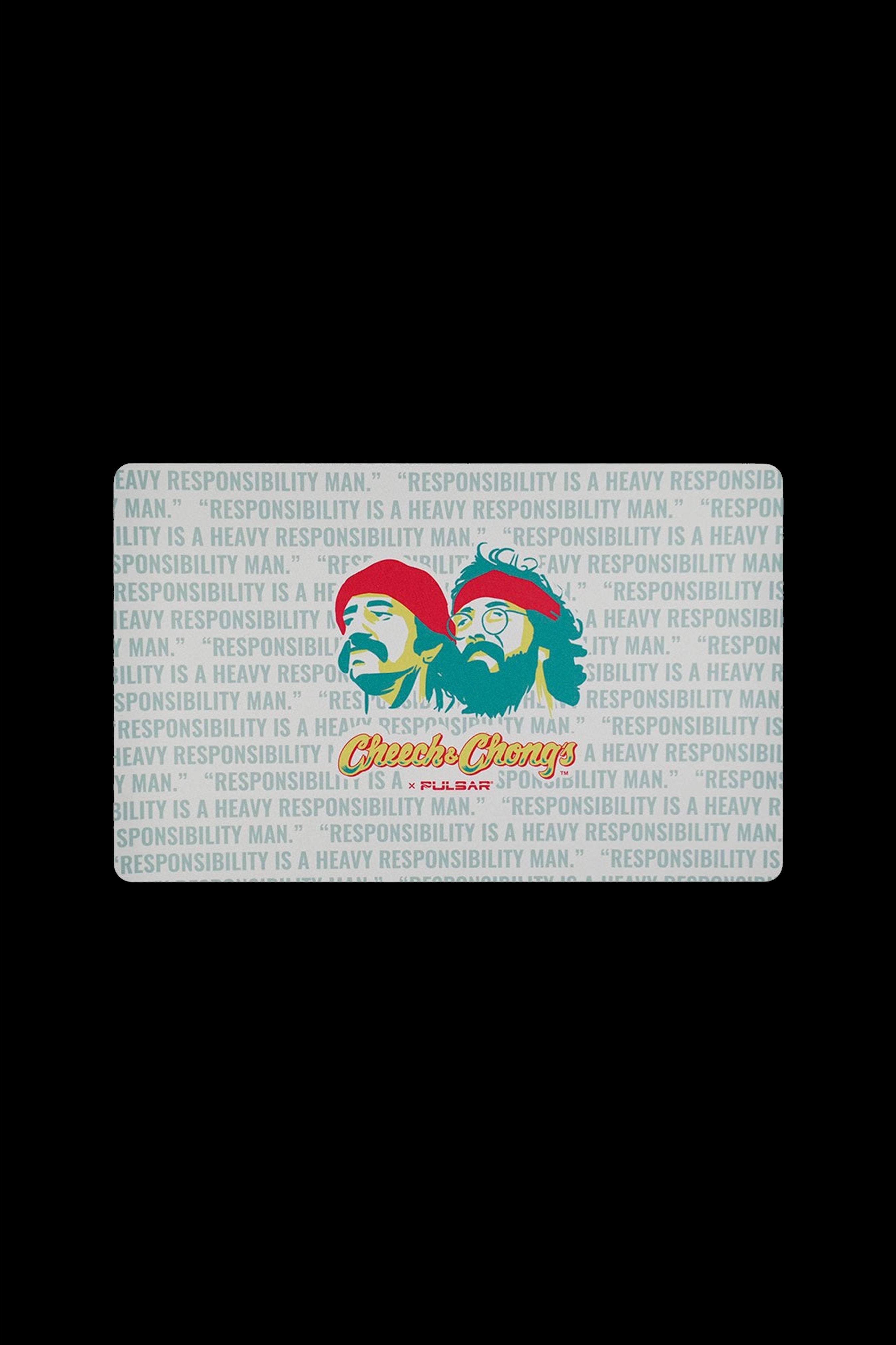 Cheech & Chong's x Pulsar Rectangle DabPadz: The Ultimate Responsibility Dab Mat