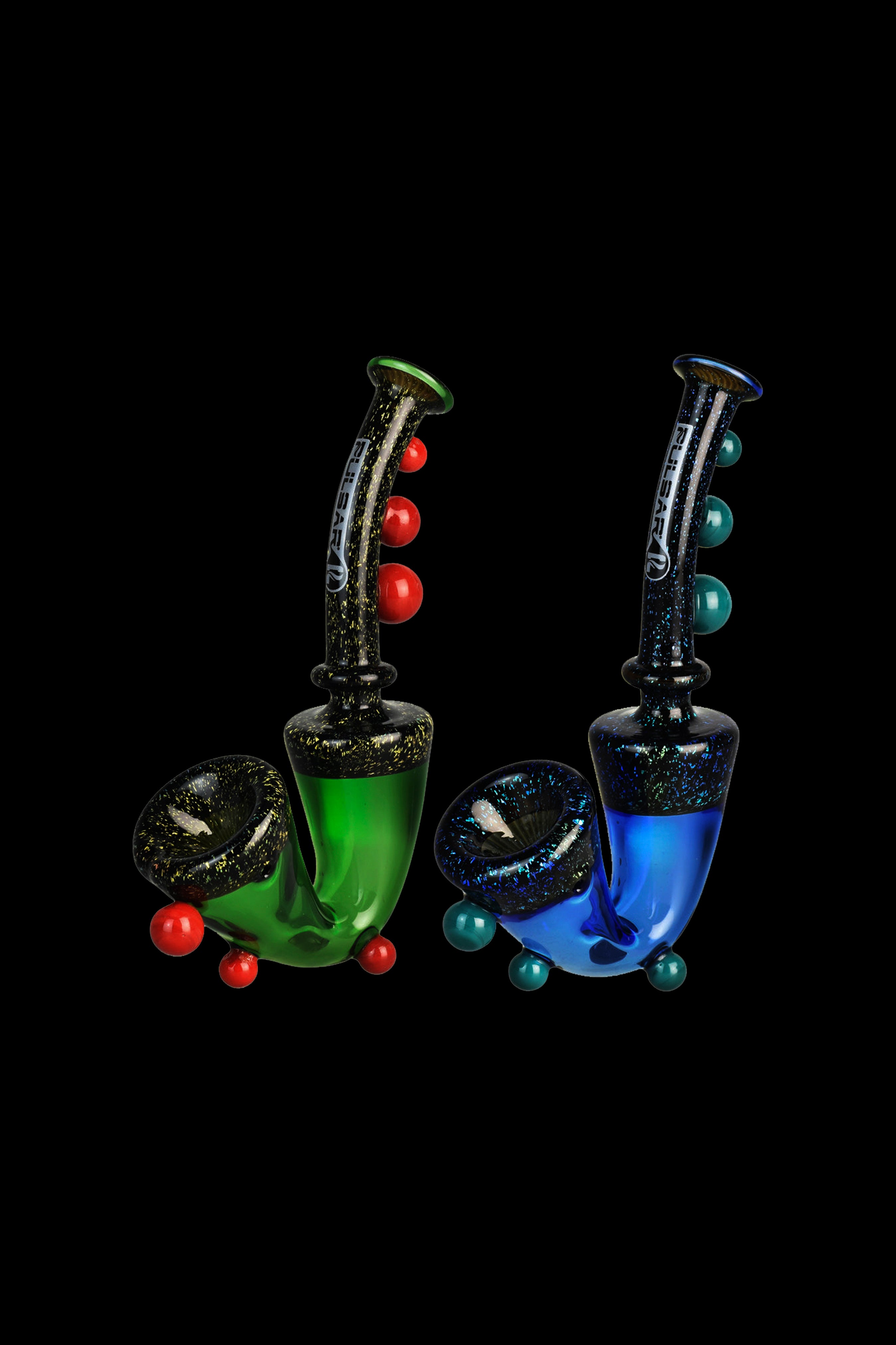 Pulsar Dichro Stacked Sherlock Pipe - A Stunning Smoking Companion