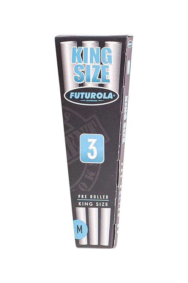 Futurola Premium Pre-rolled Kingsize Cones - Pack of 3