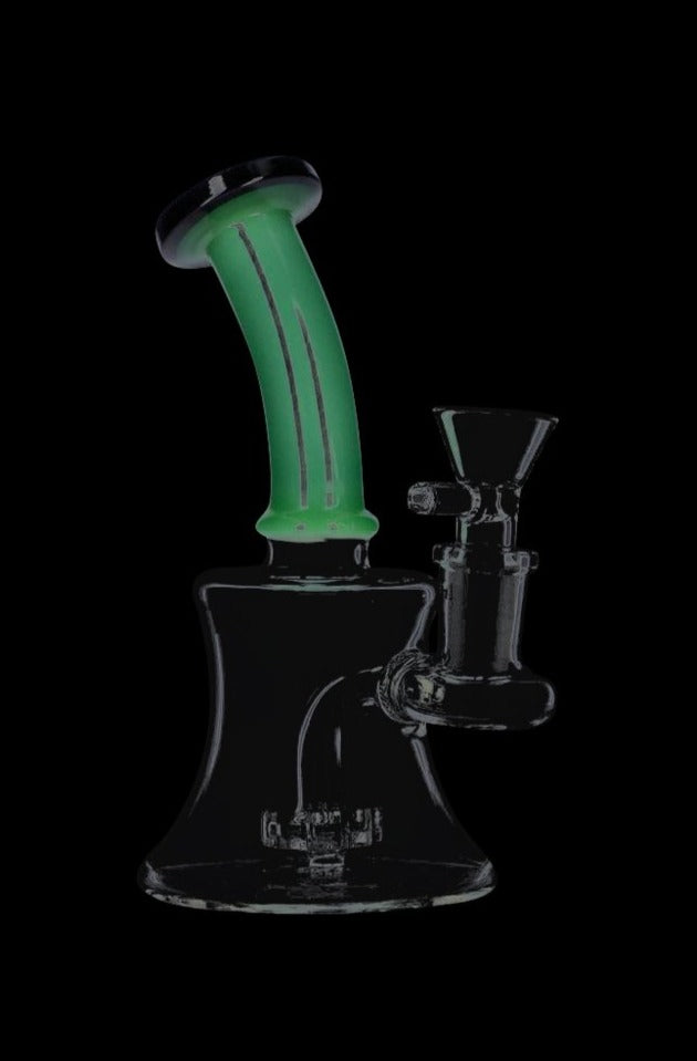 Stunning Beaker Base Bubbler with Fixed Showerhead Diffuser