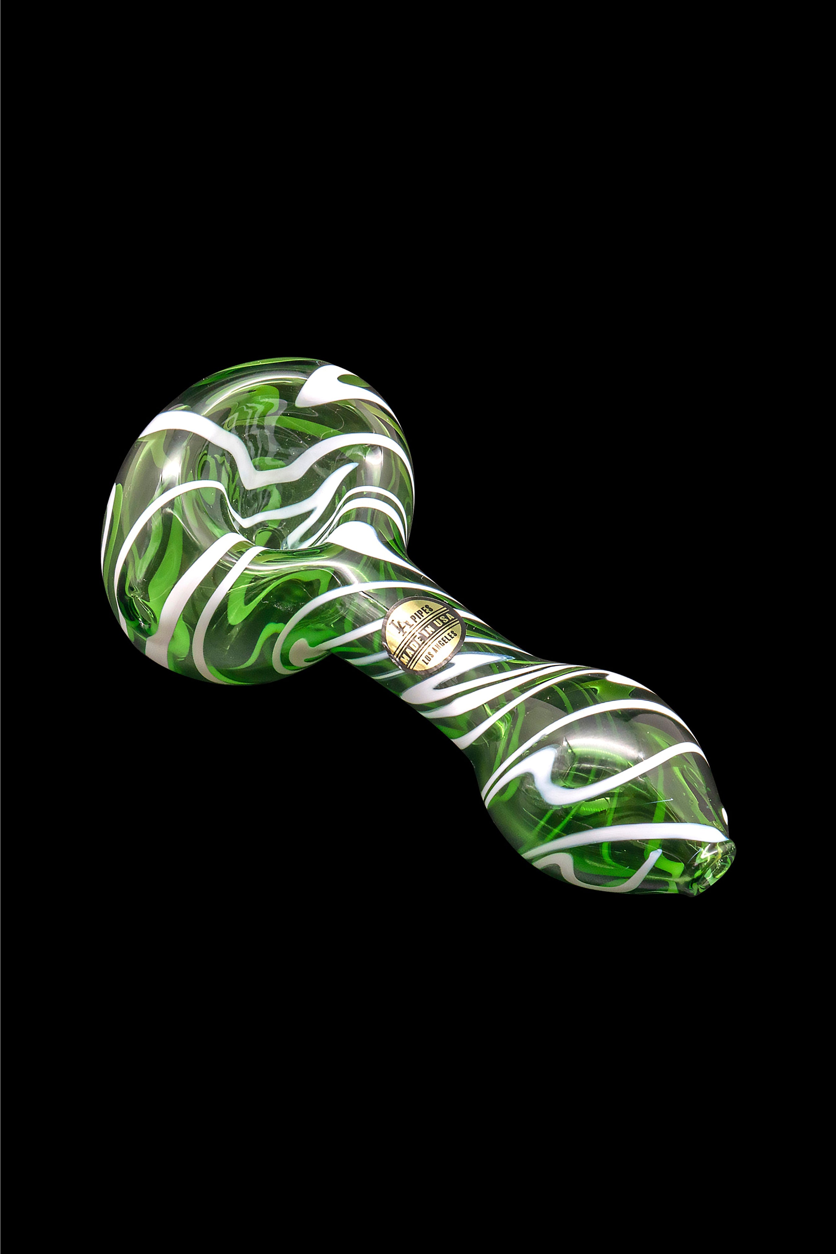 LA Pipes Warped Space Color Glass Spoon - A Stunning Smoking Essential