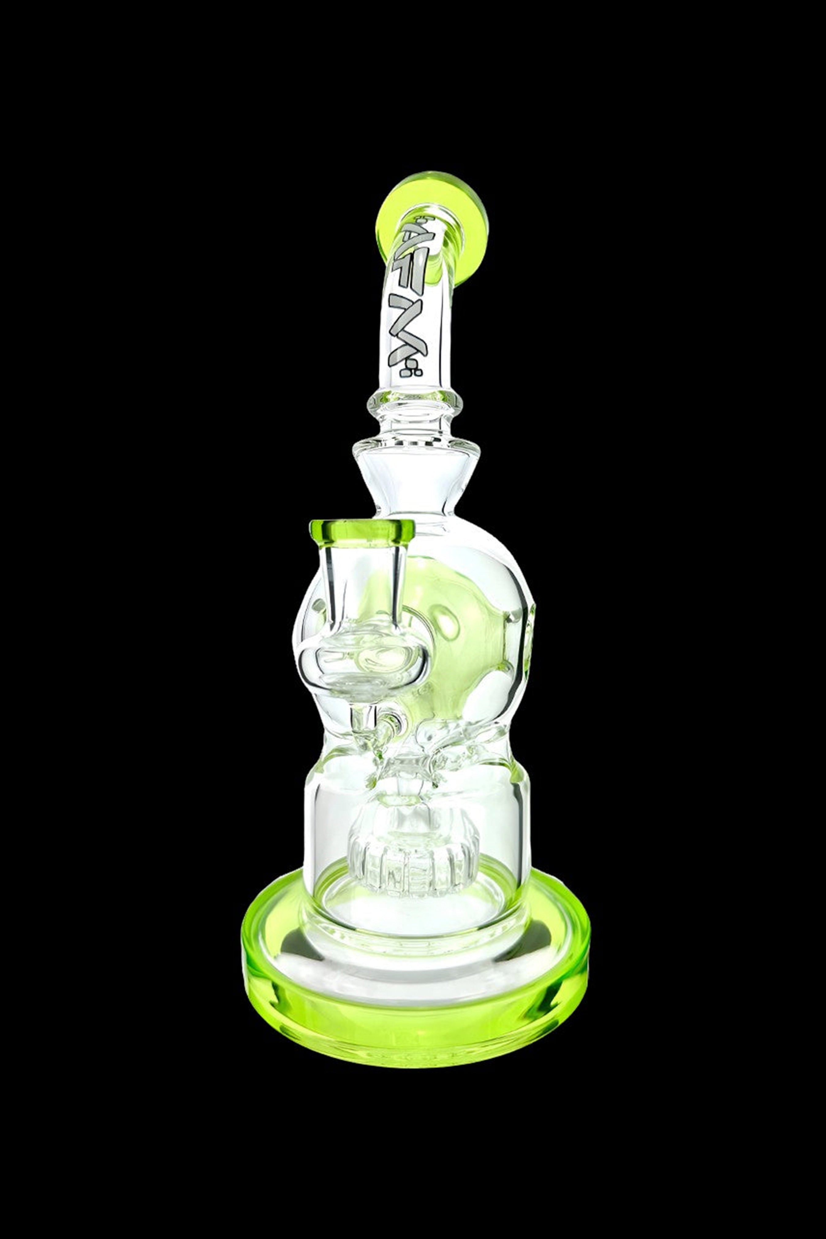 AFM Swiss Glass Shower-Head Perc Glass Water Pipe: A Dabbing Delight