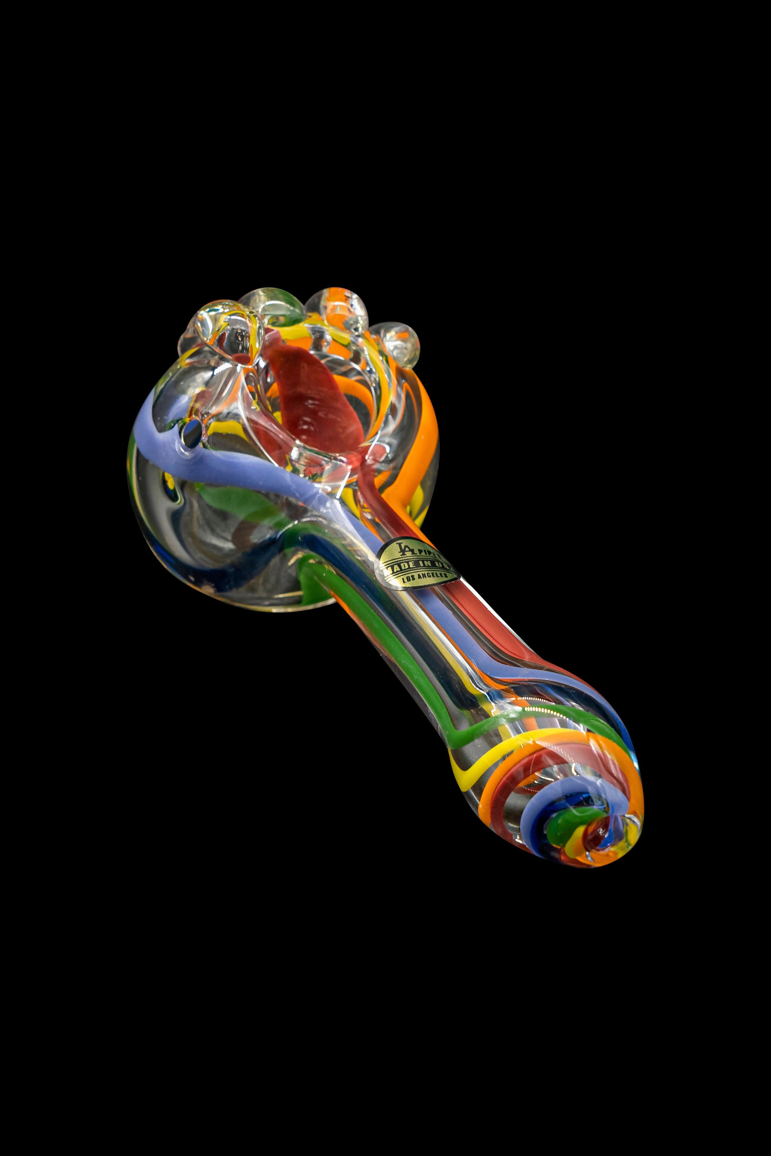 LA Pipes Stunning Rainbow Spoon Pipe
