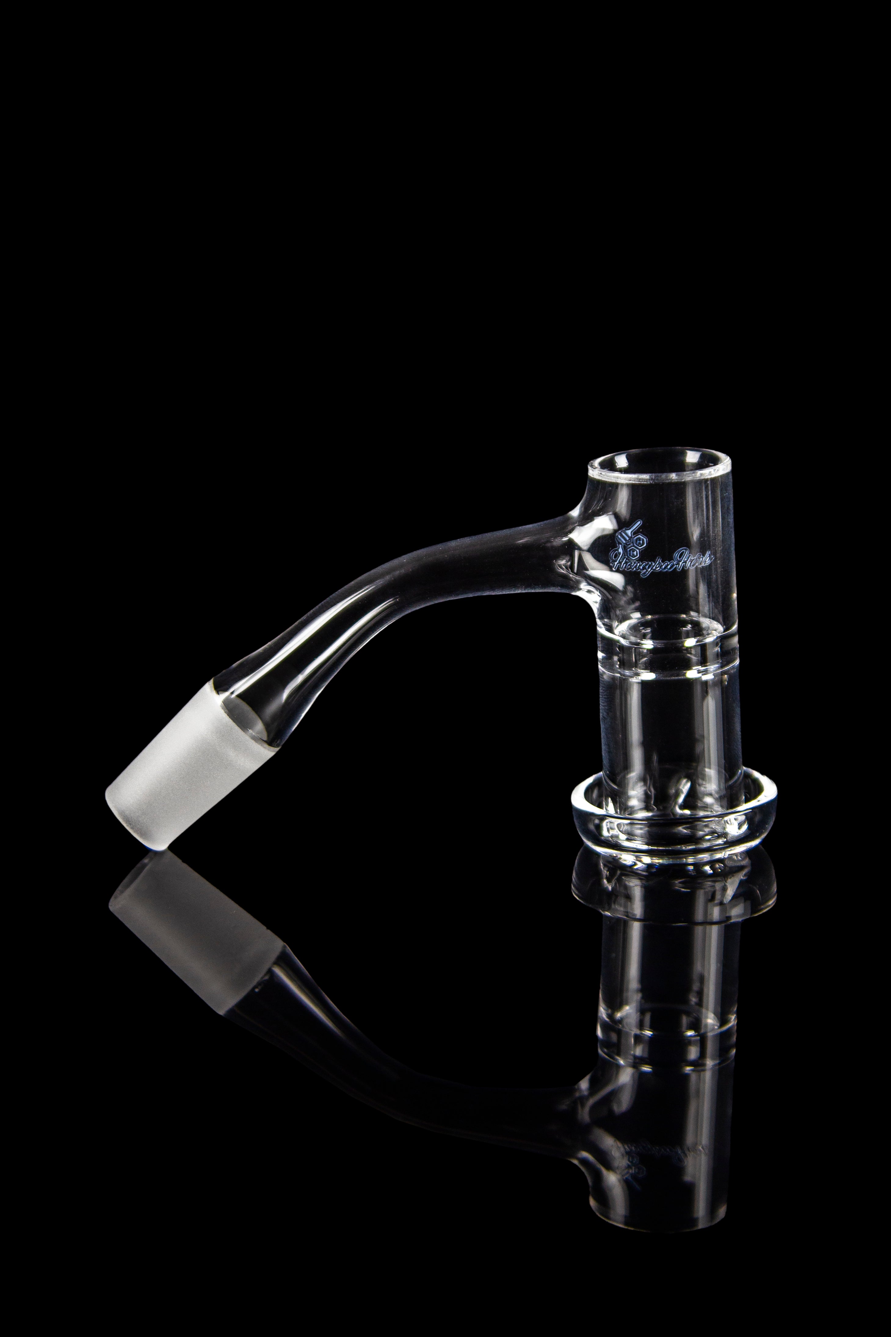 Honeybee Herb's Stunning Honeysuckle XL Quartz Banger - Black Line