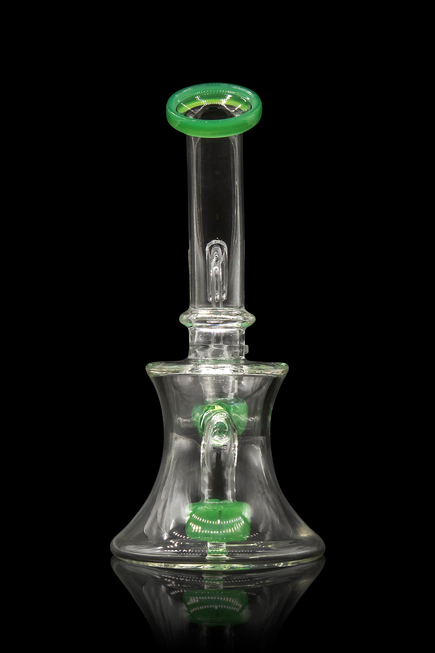Stunning Hourglass Dab Rig - Father Time with Colorful Accents