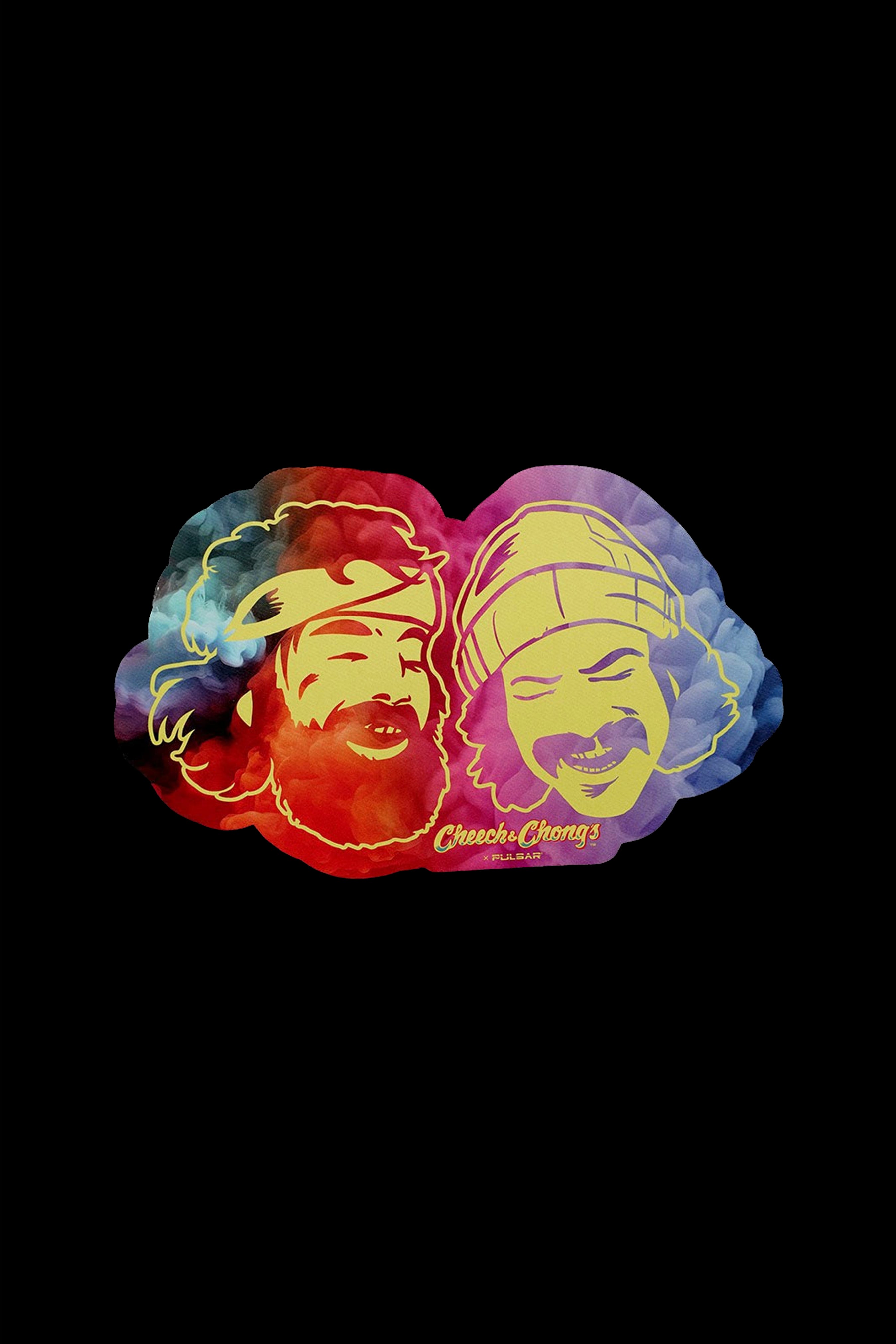 Cheech & Chong's x Pulsar Diecut DabPadz - Stunning Smoke Design