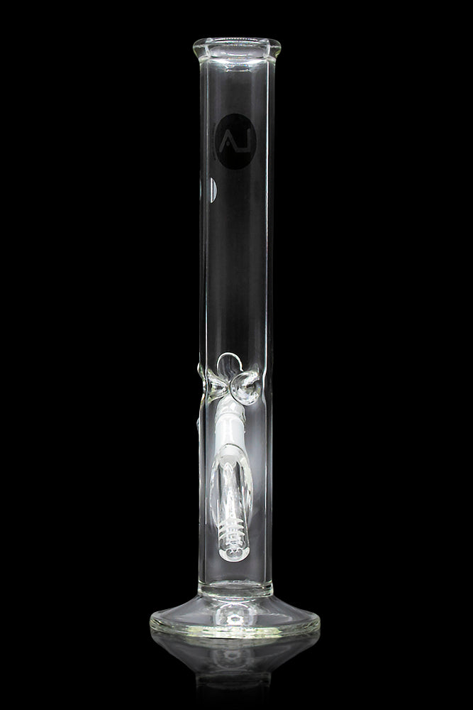 LA Pipes 12 Clear Straight Water Pipe - The Perfect Smoking Companion