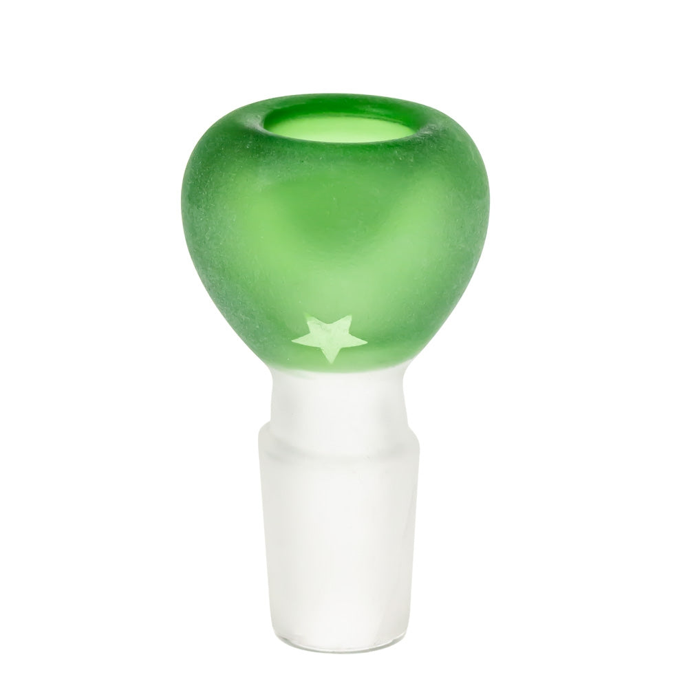 Gorgeous Starry Green Glass Bong Bowl
