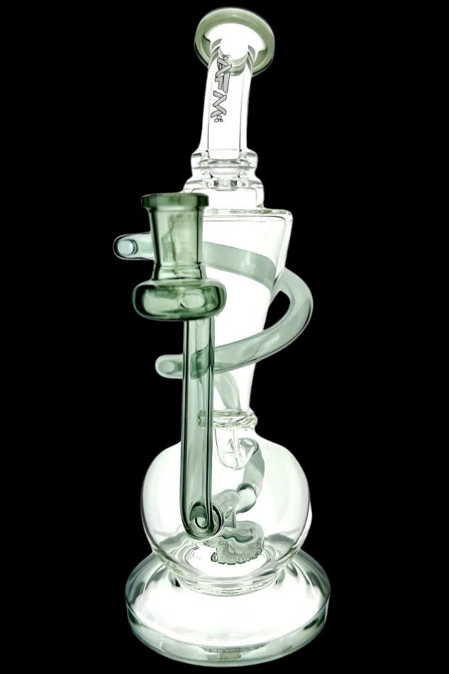 AFM Glass Swirly Wiry Recycler - Elevate Your Smoking Experience