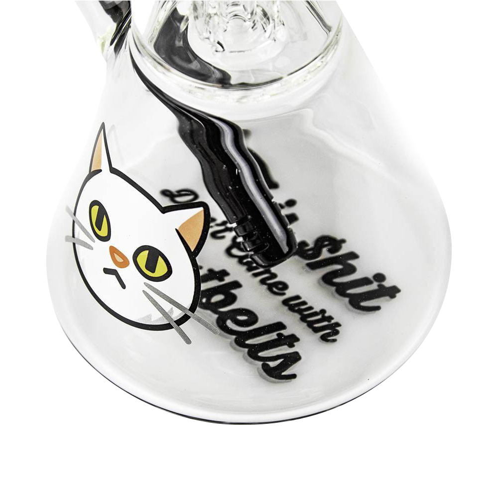Beach Bum Cat Ice Beaker Bong - The Purr-fect Smoking Companion