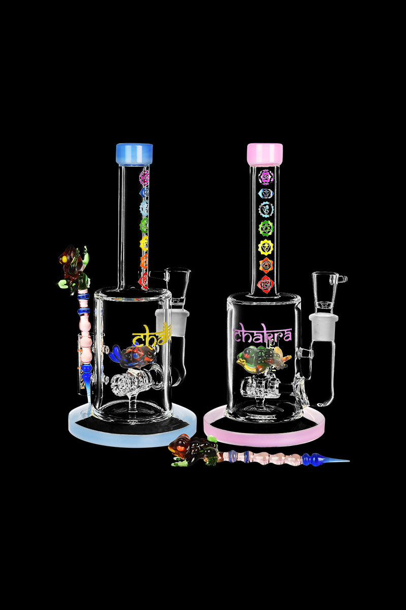 Chakra Frog Water Pipe with Stir Tool - Awaken Your Senses!