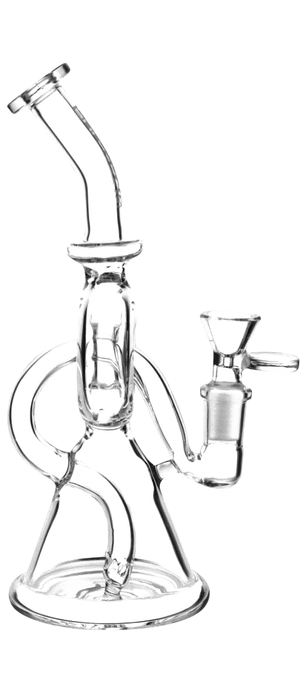 Pulsar Pass-Through Portable Glass Bong: A Stunning Smoking Companion