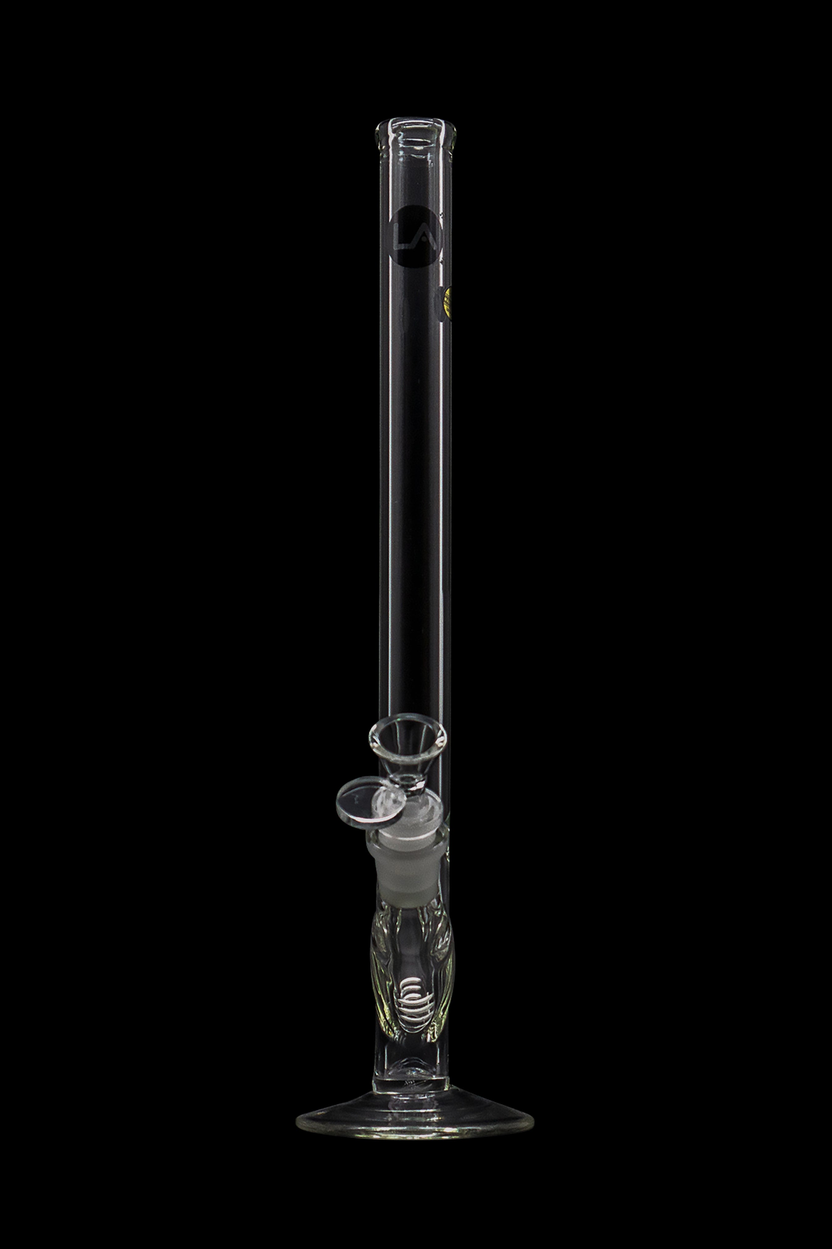 LA Pipes Slim Straight Tube Glass Bong - The Ultimate Skinny Guy