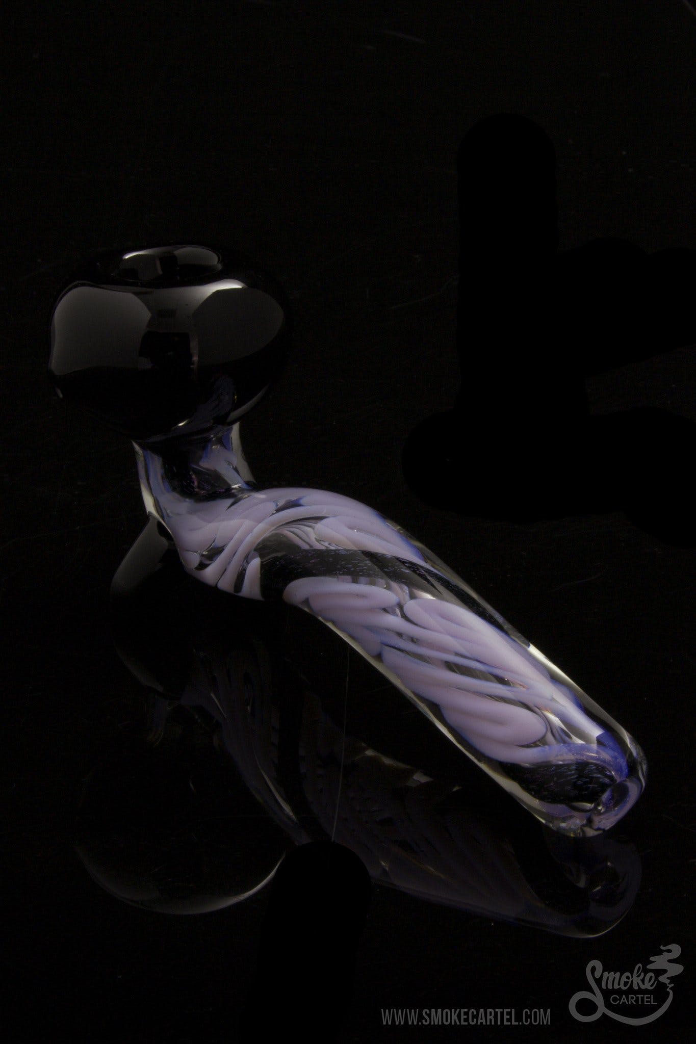 LA Pipes Mini Sherlock: Slyme Cane & Dichro Delight