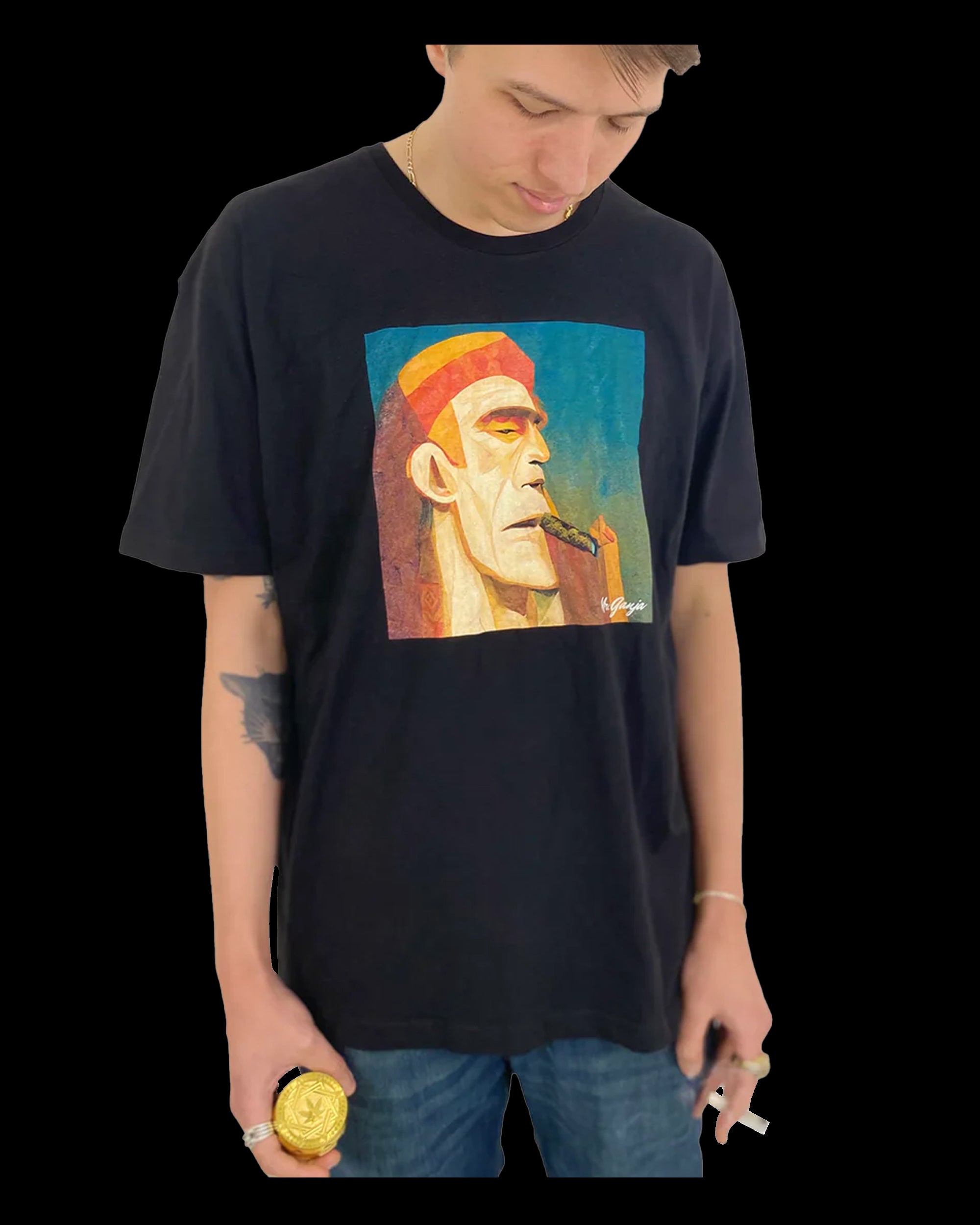 Mr Ganja's Epic Giga Chad Cotton T-Shirt