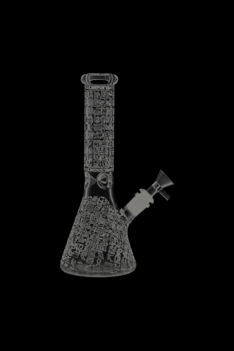 Enchanting Ancient Symbols Glow-in-the-Dark Water Pipe: A Magical Smoking Experience