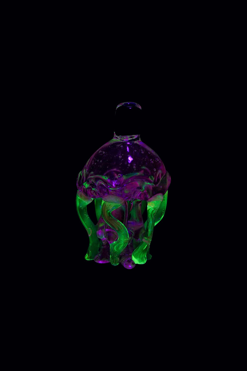 Empire Glassworks Stunning UV Jellyfish Carb Cap