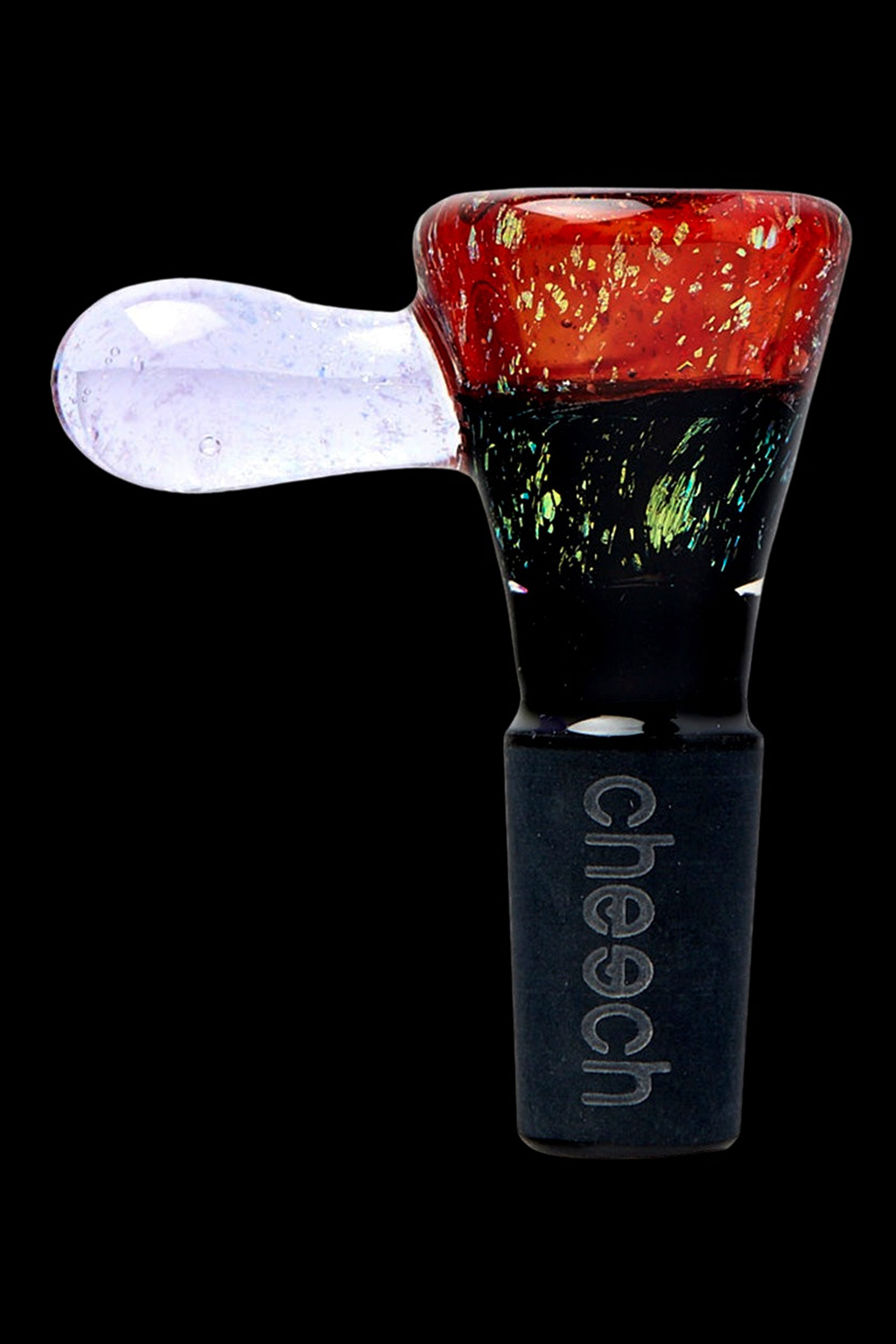 Cheech Glass Transparent Dichro Herb Slide - Elevate Your Smoking Experience