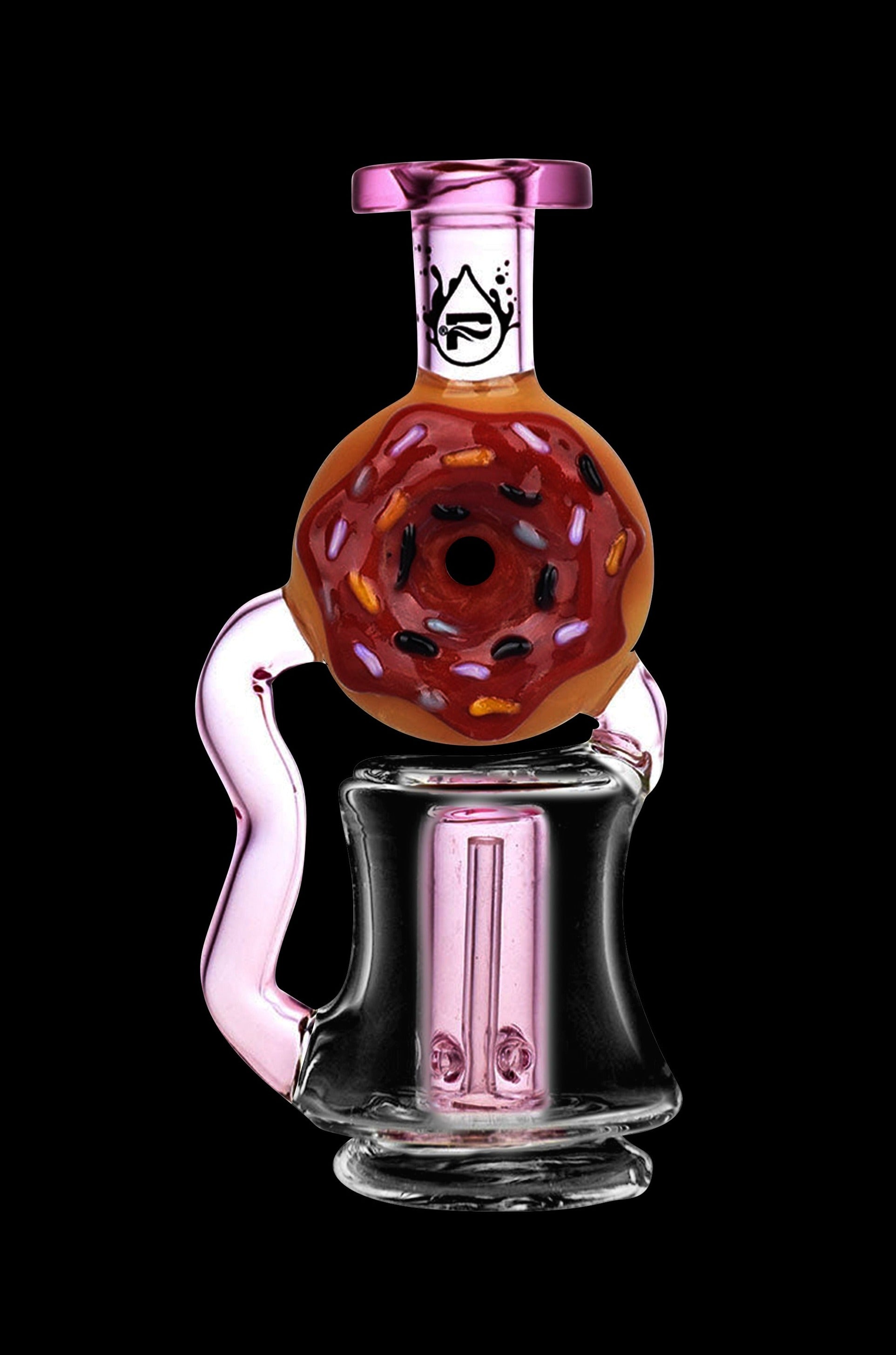 Pulsar Frosted Donut Recycler Attachment for Puffco Peak/Pro - Elevate Your Vaping!
