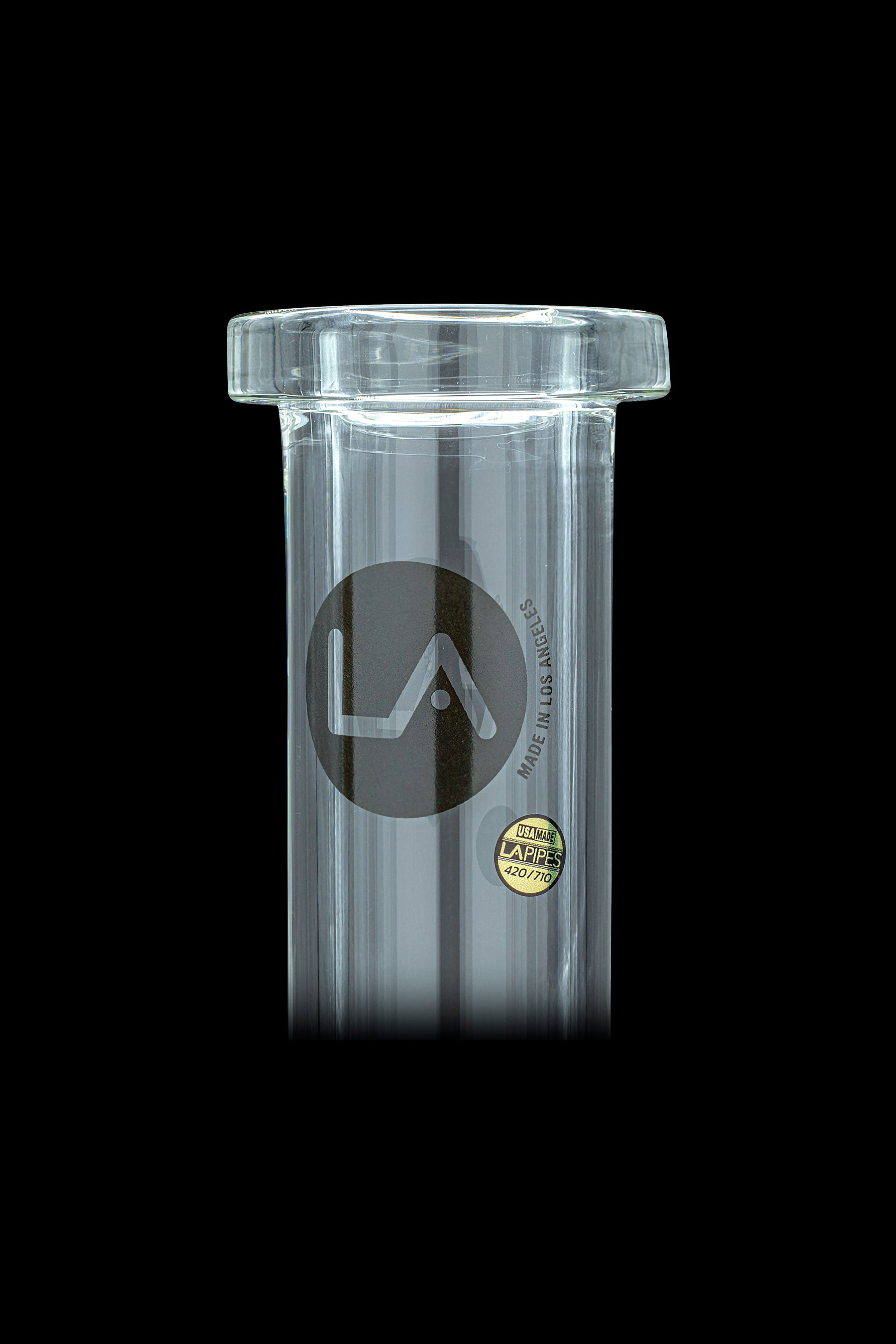 LA Pipes 'Squared Up' Heavy-Duty 9mm Thick Beaker Bong - Ultimate Smoking Companion