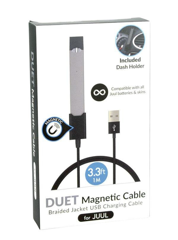 Duet Magnetic Braided USB Cable Charger: The Ultimate E - cig Charging Solution
