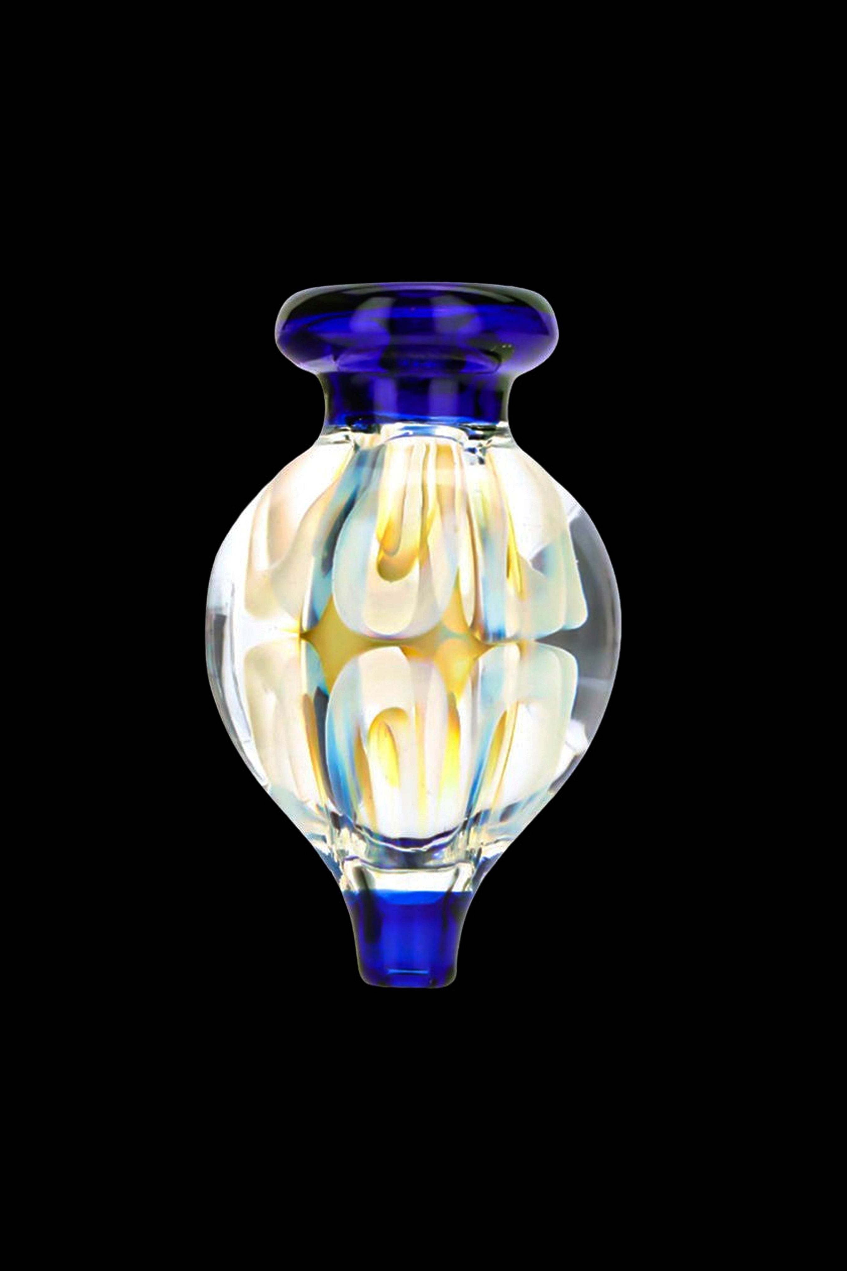 Stunning Blue Blood Rounded Multi - Colored Carb Cap