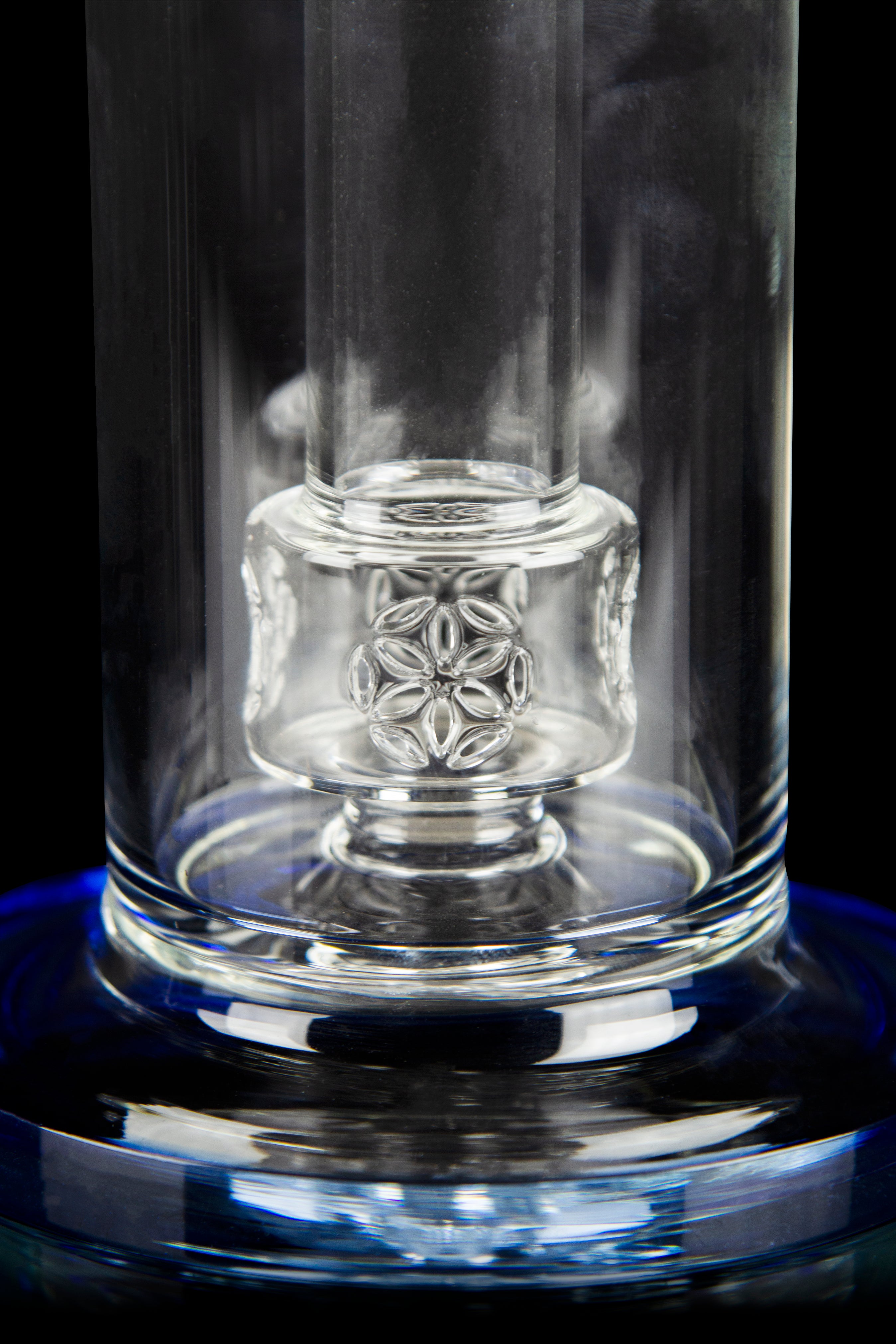 Calibear's Stunning Bent Neck Seed of Life Perc Bong