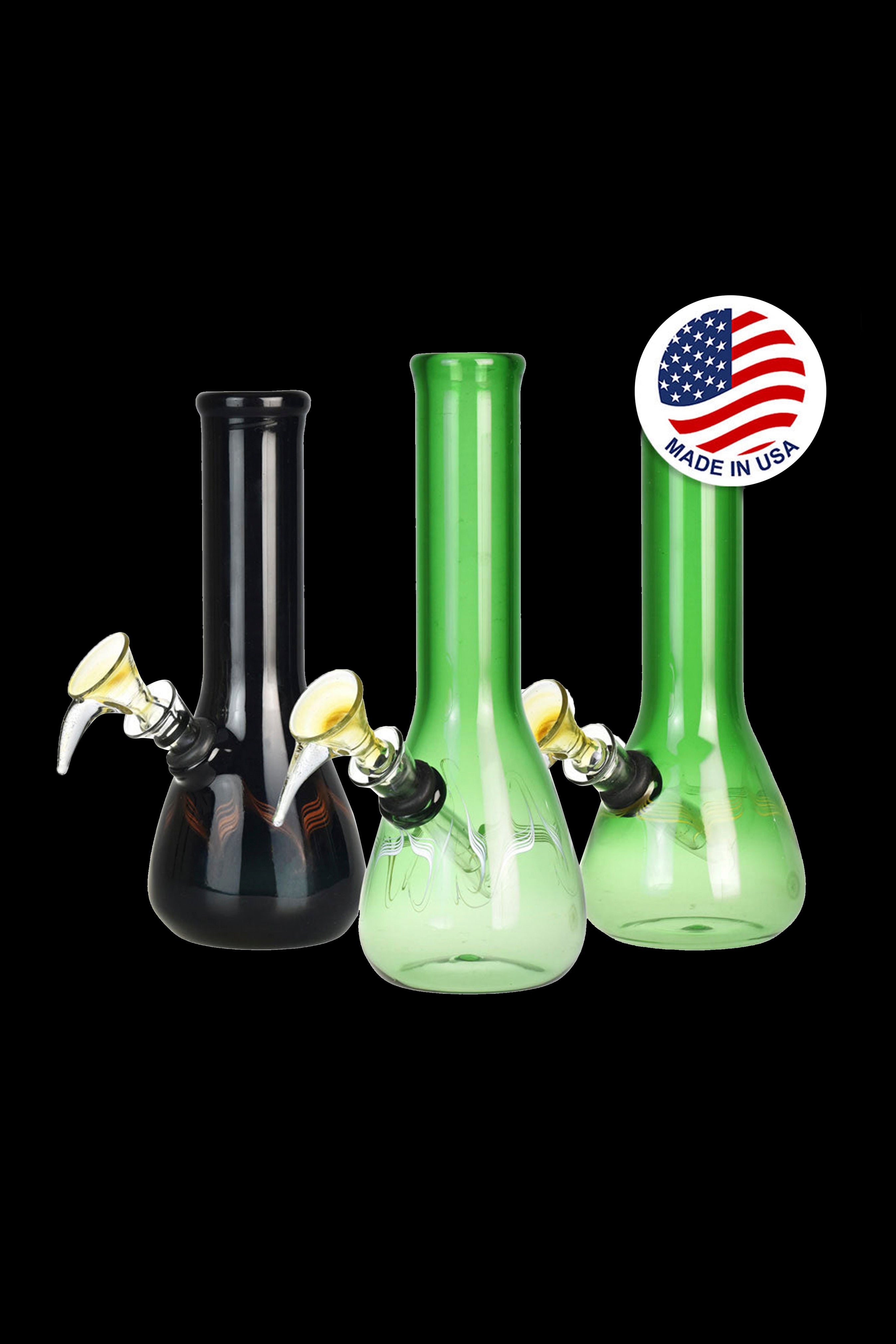 Phoenix Rising Mini Beaker Water Pipe - Your Stylish Travel Companion
