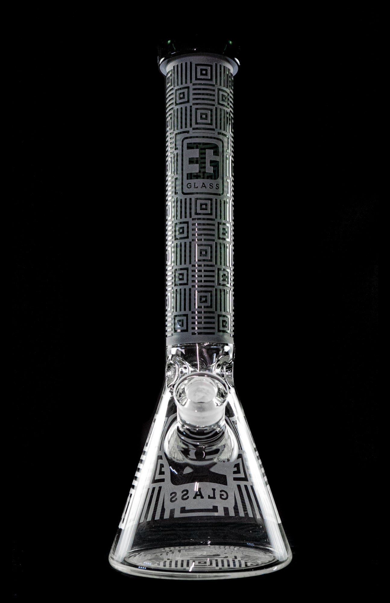 EG Glass Stunning Square Water Pipe