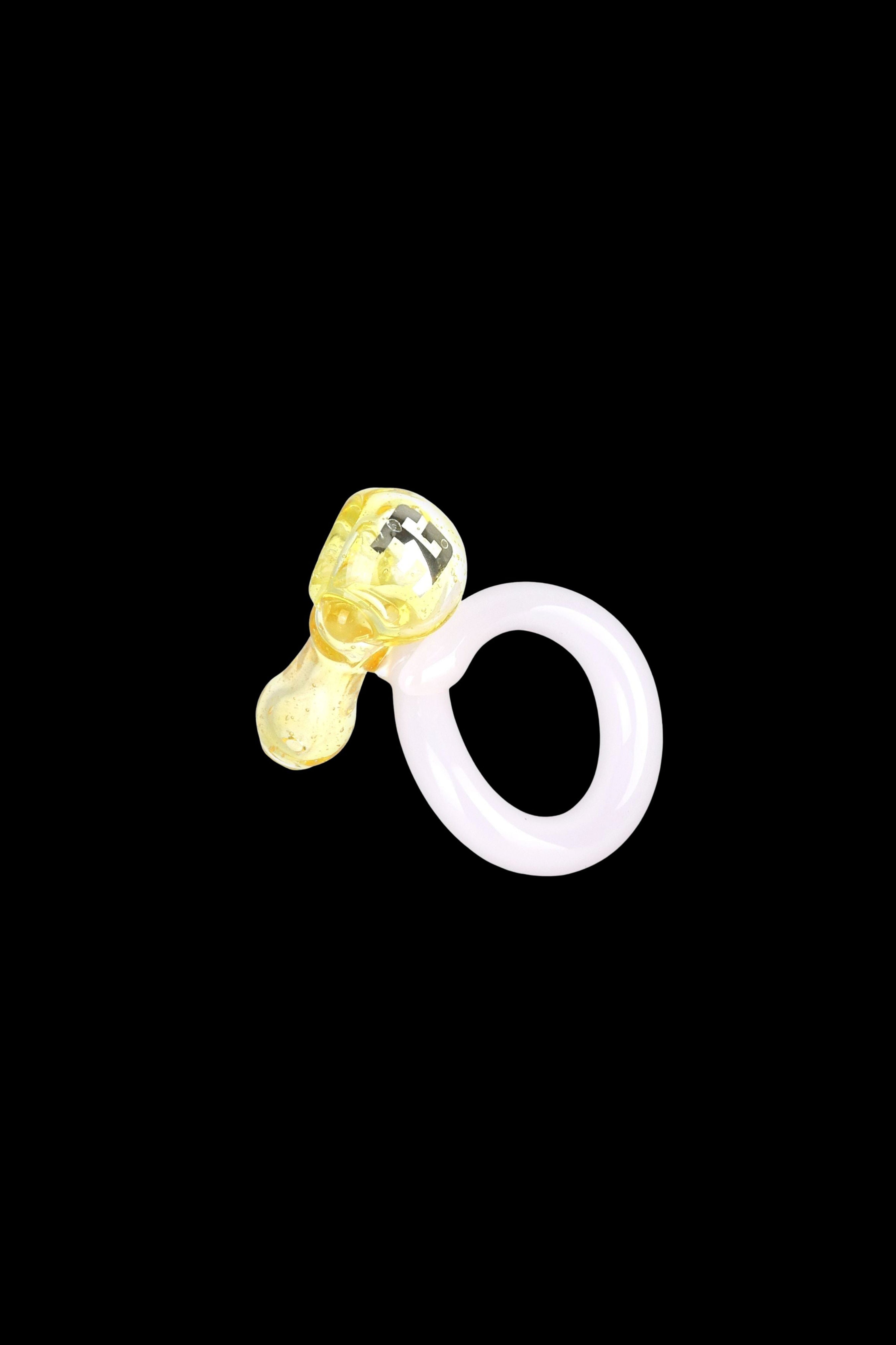 EG Glass Stunning Functional Glass Ring Hand Pipe