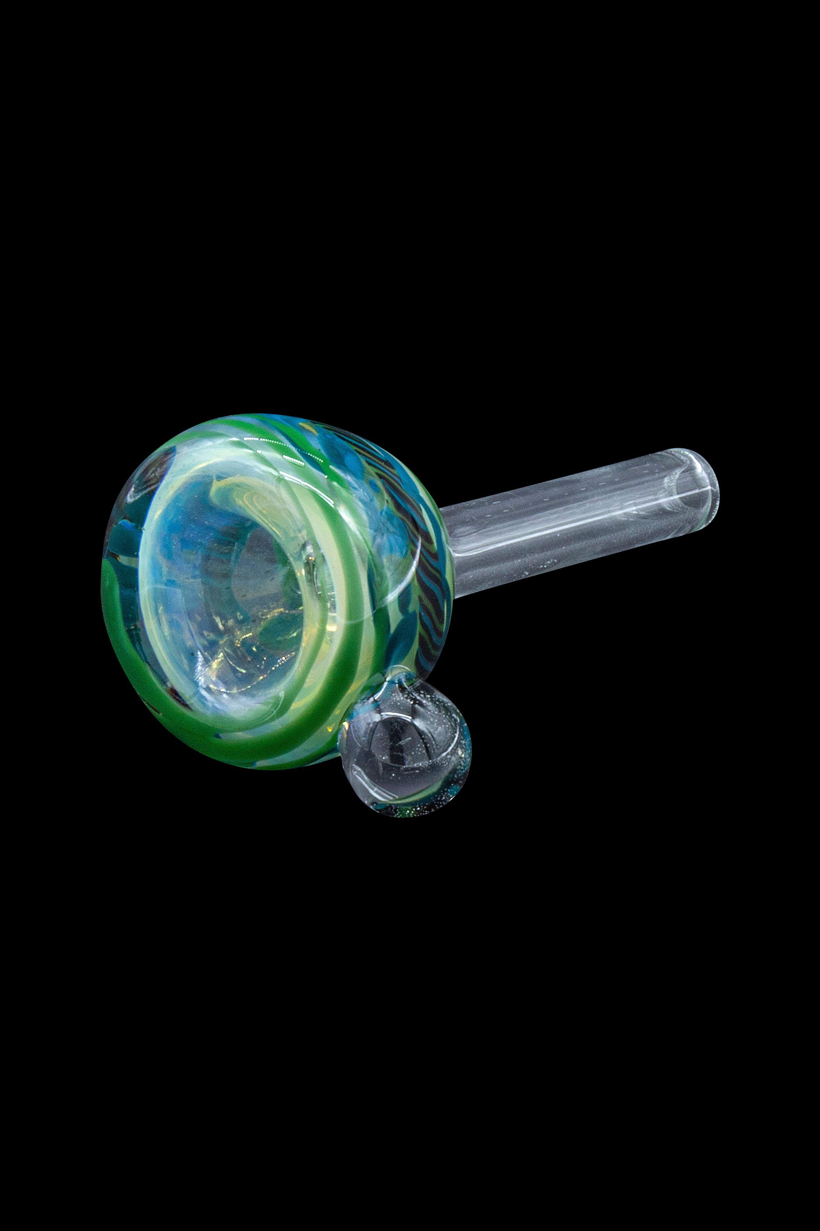LA Pipes Painted Warrior: Stylish Pull - Stem Slide Bowl