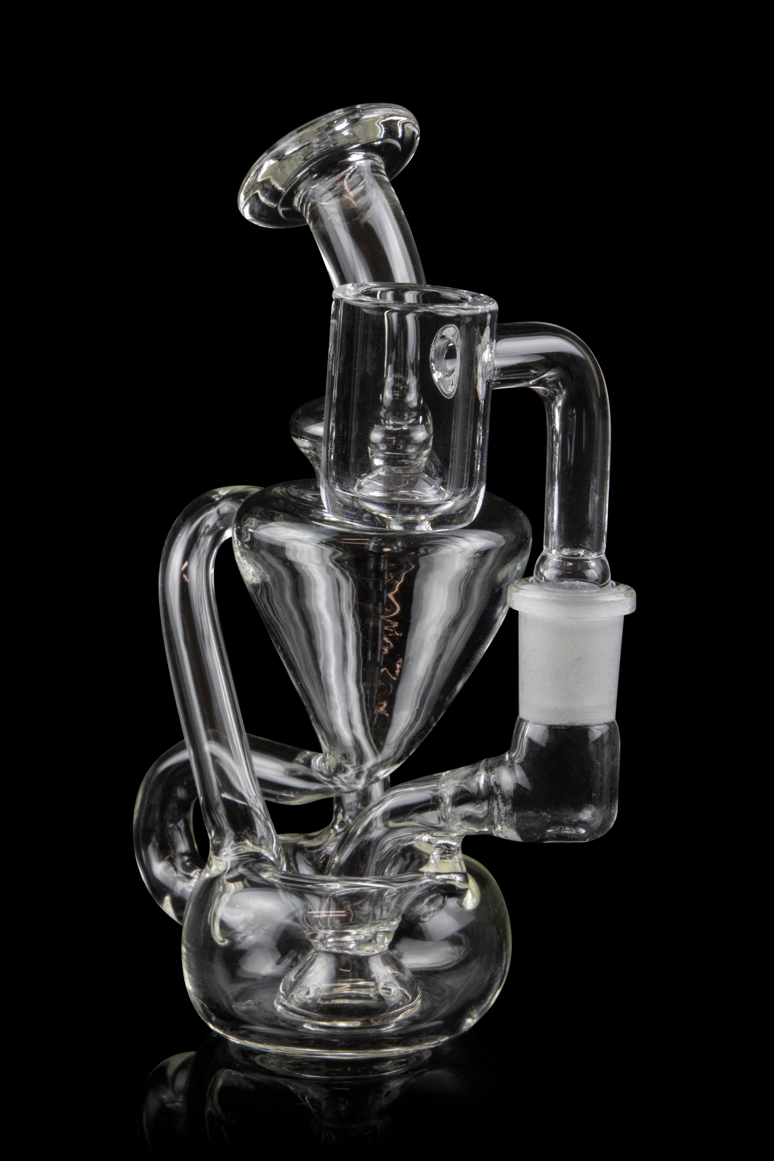 Compact Mini Funnel Recycler Dab Rig - Big Hits in a Small Package