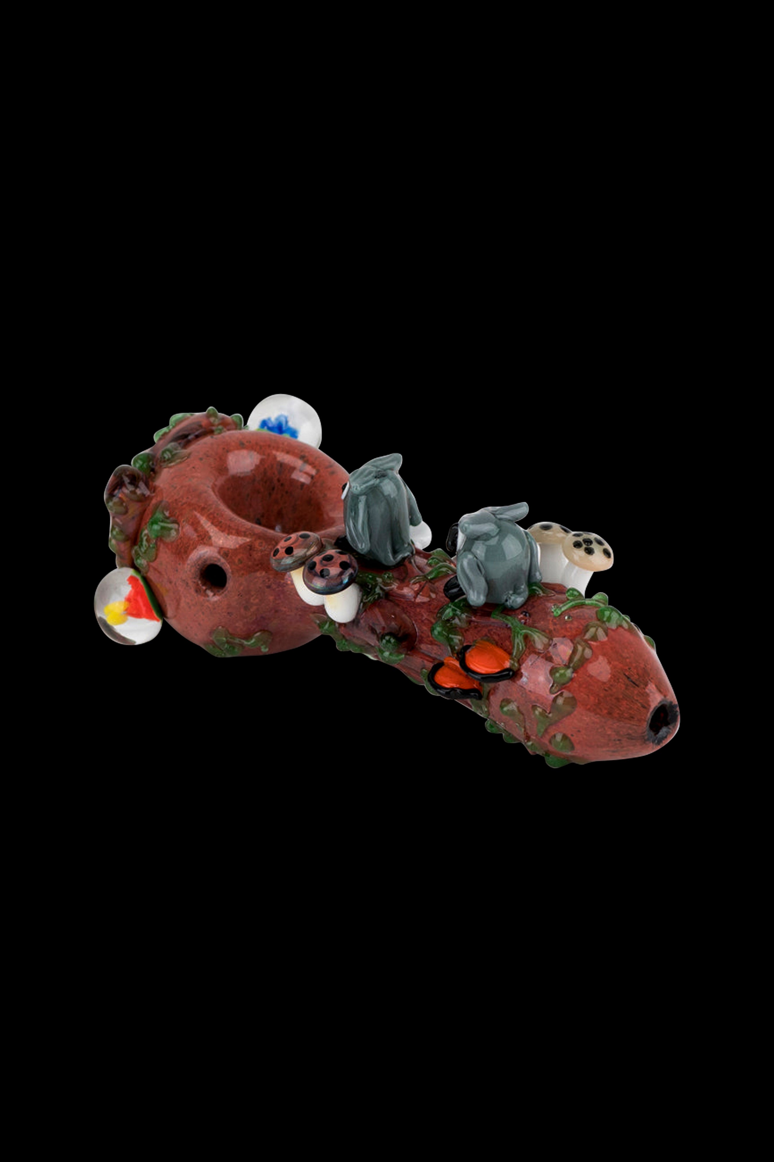 Empire Glassworks Hootie's Forest Enchanting Small Spoon Pipe