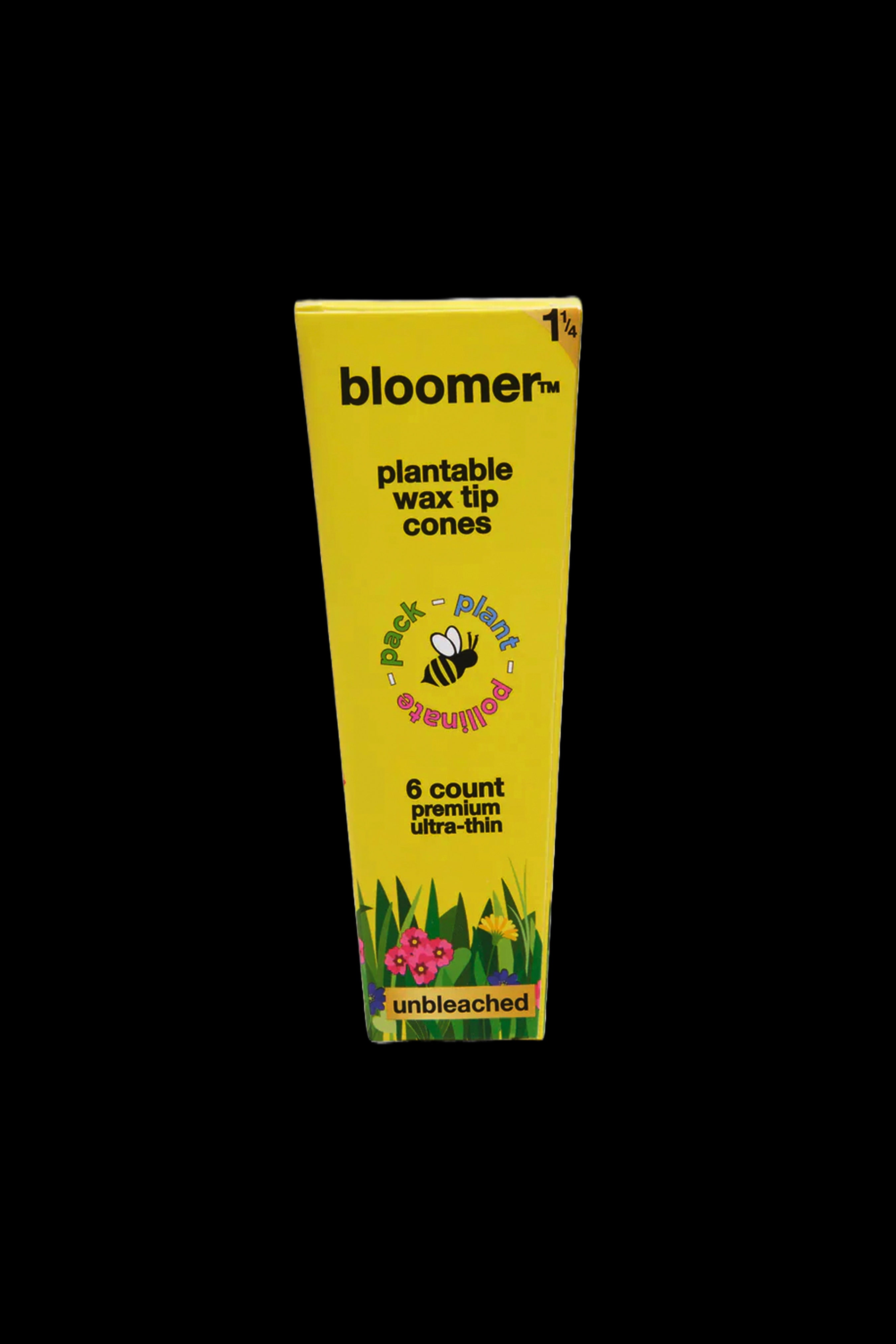 Bloomer 1 1/4 Unbleached Organic Paper Cones with Wildflower Seed Filter Tips