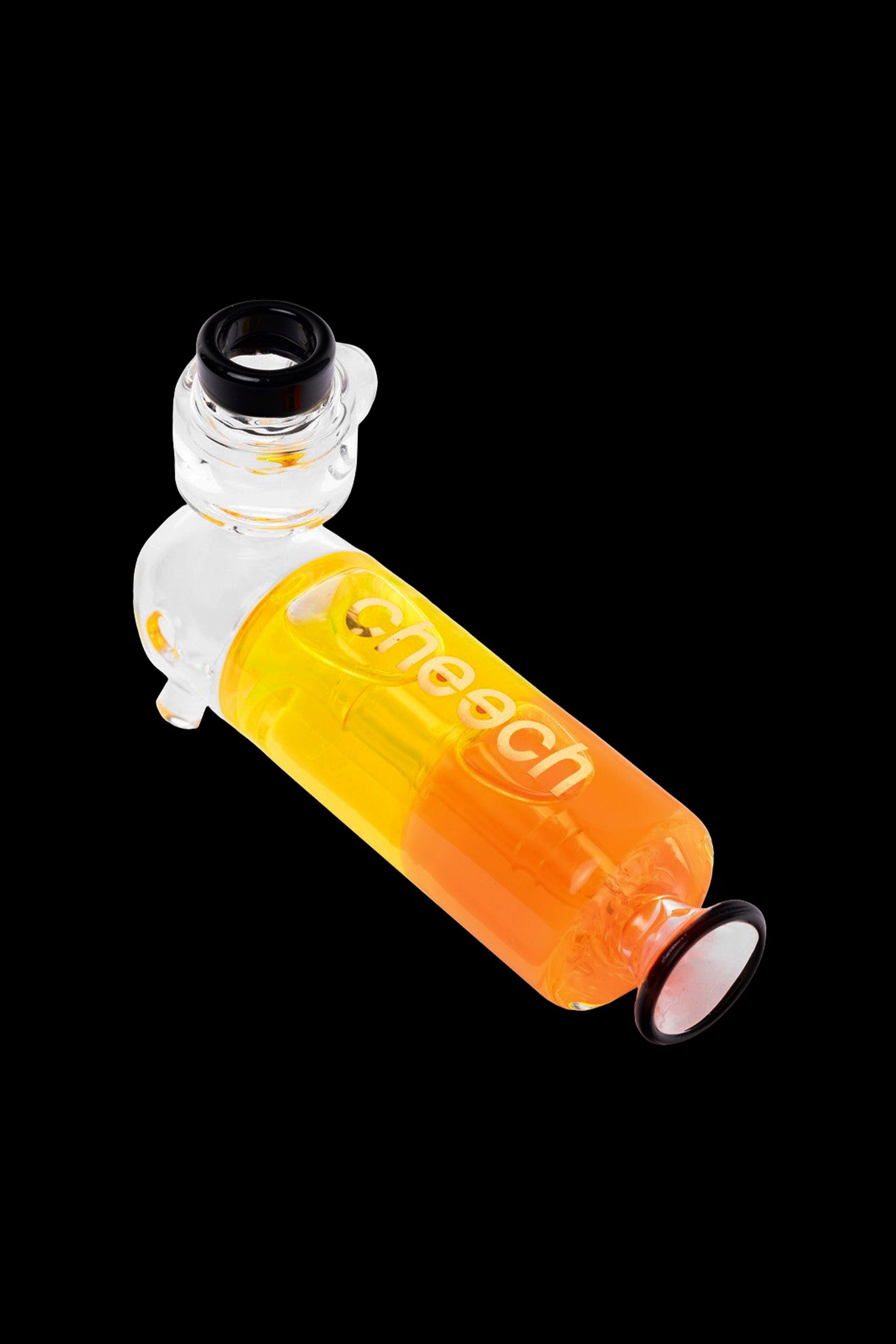Cheech Glass Dual - Colored Orange & Yellow Glycerin Pipe: A Stylish Smoking Companion