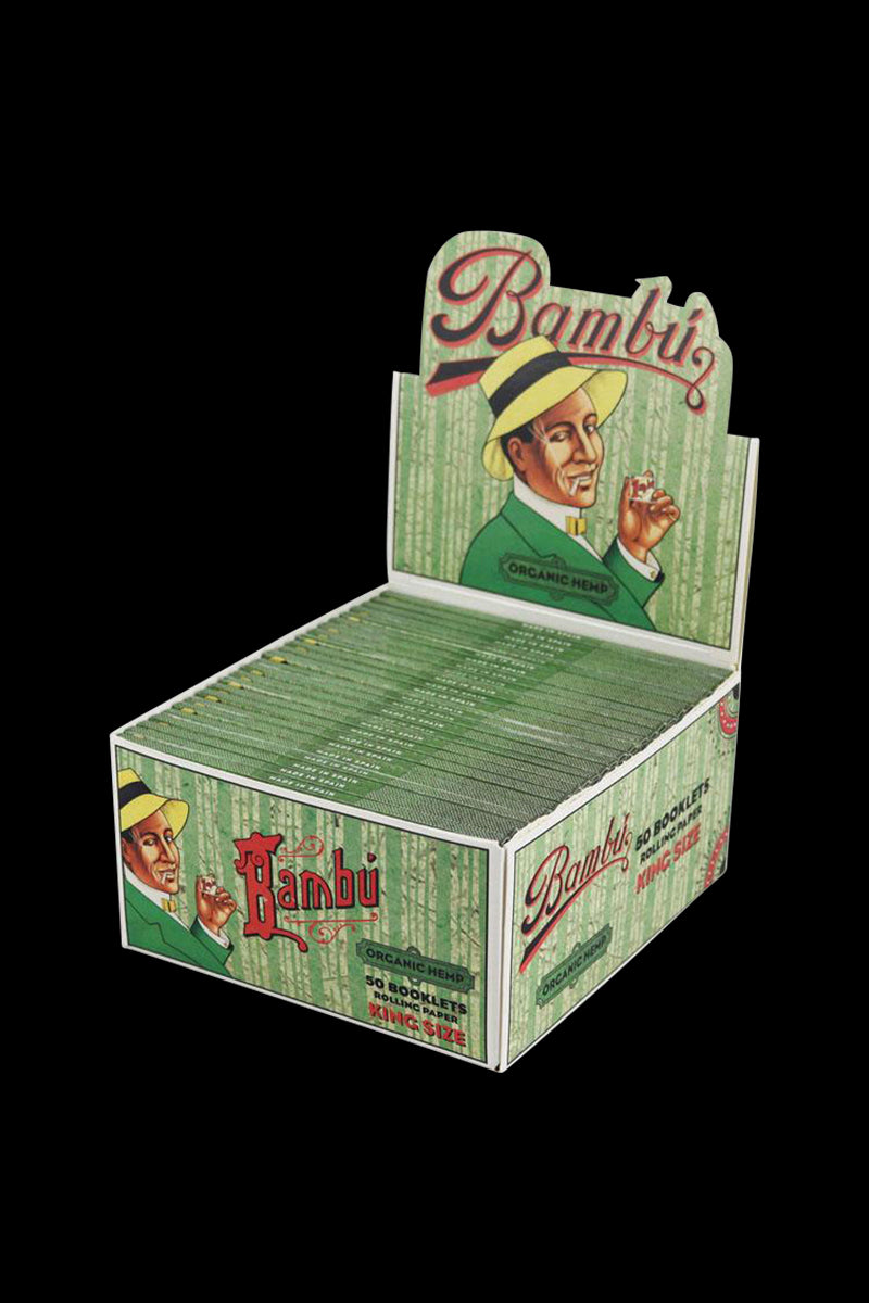 Bambu Organic King Size Hemp Rolling Papers - 50 Pack: An Unbeatable Smoking Essential!
