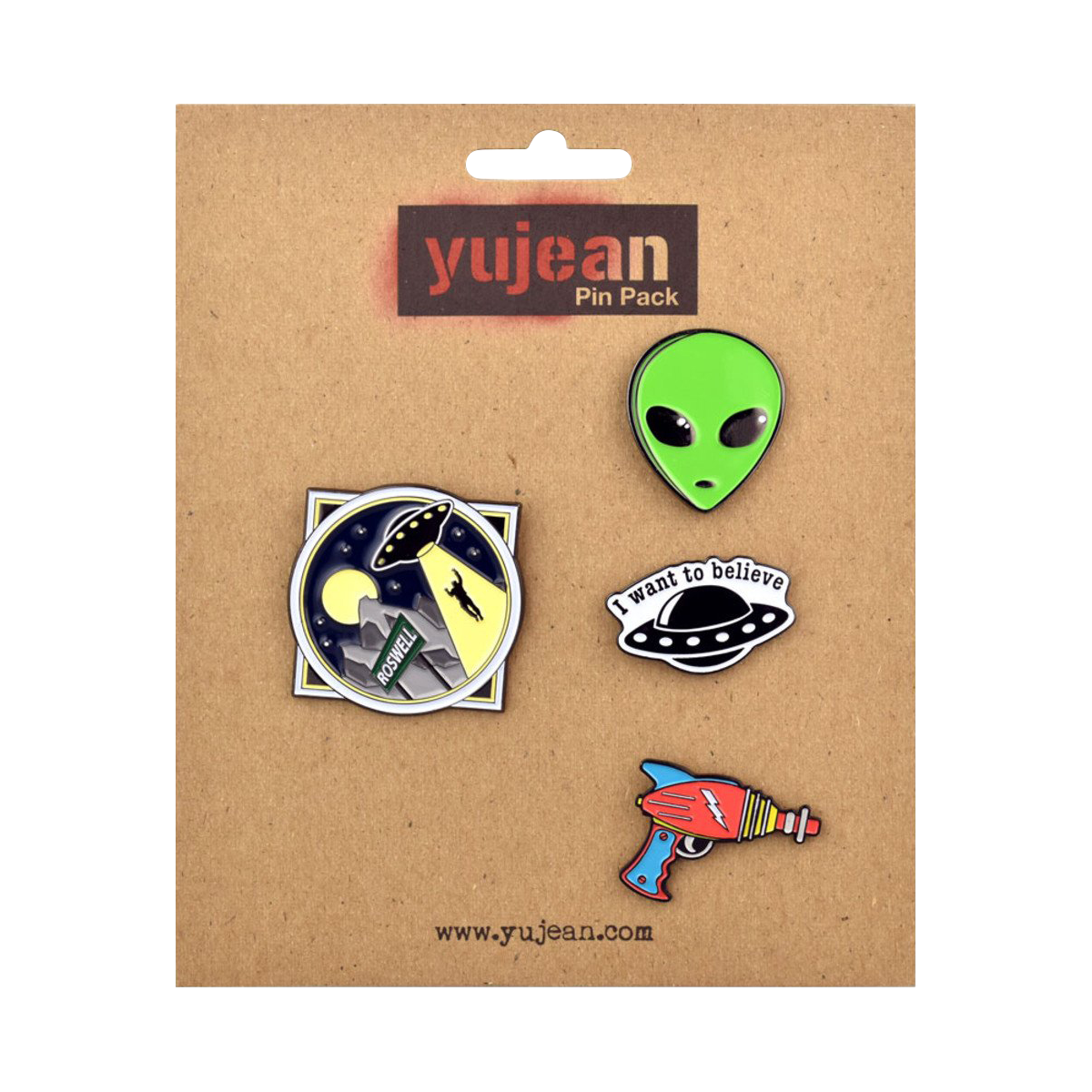 Epic Alien Supporter Jumbo Enamel Lapel Pin Pack