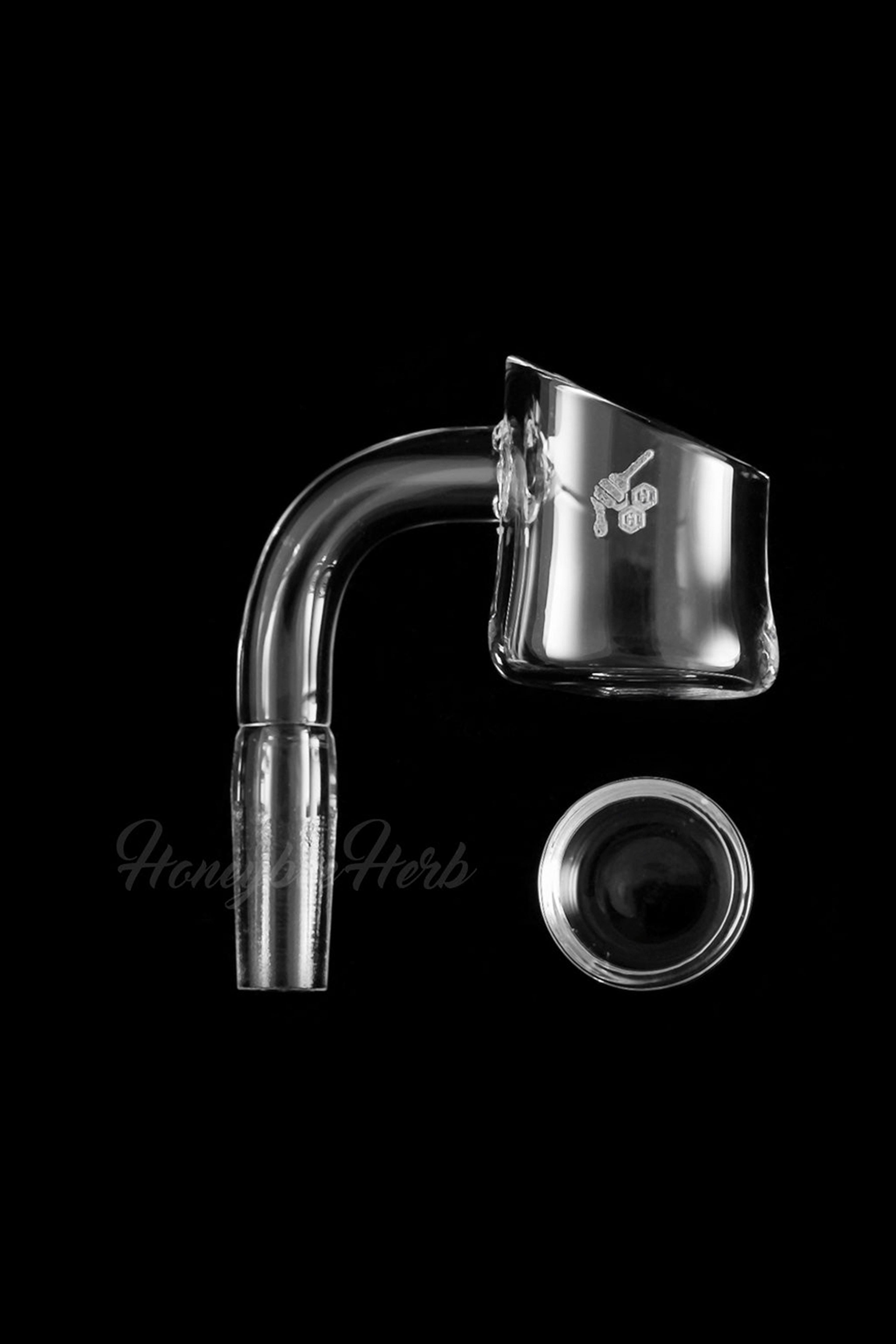 Honeybee Herb's Insanely Awesome Yellow Line Honey Cup Quartz Banger