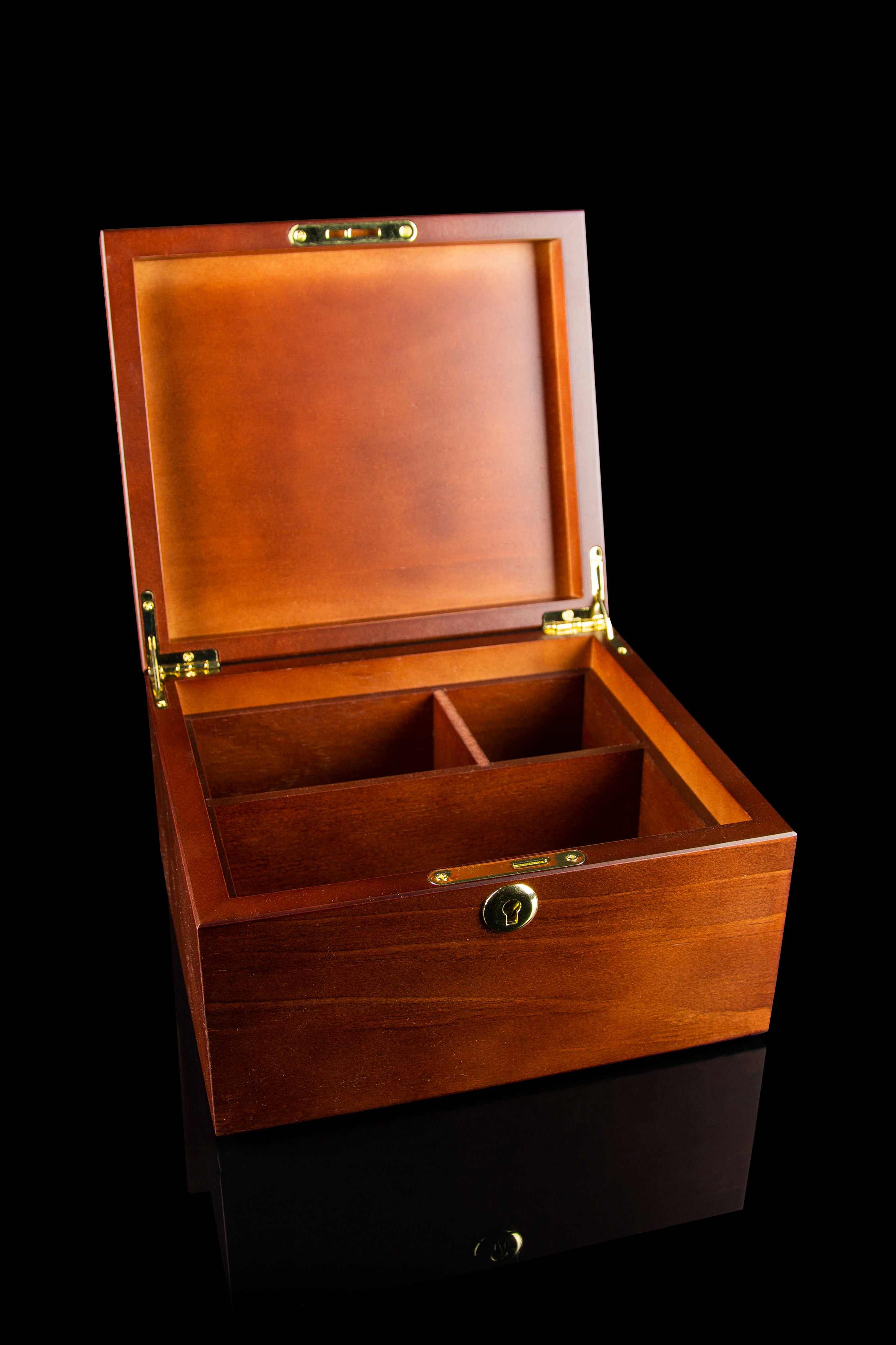 Hakuna Supply's Stunning Signature Series Mahogany Lock Box - Secure Your Essentials Now!
