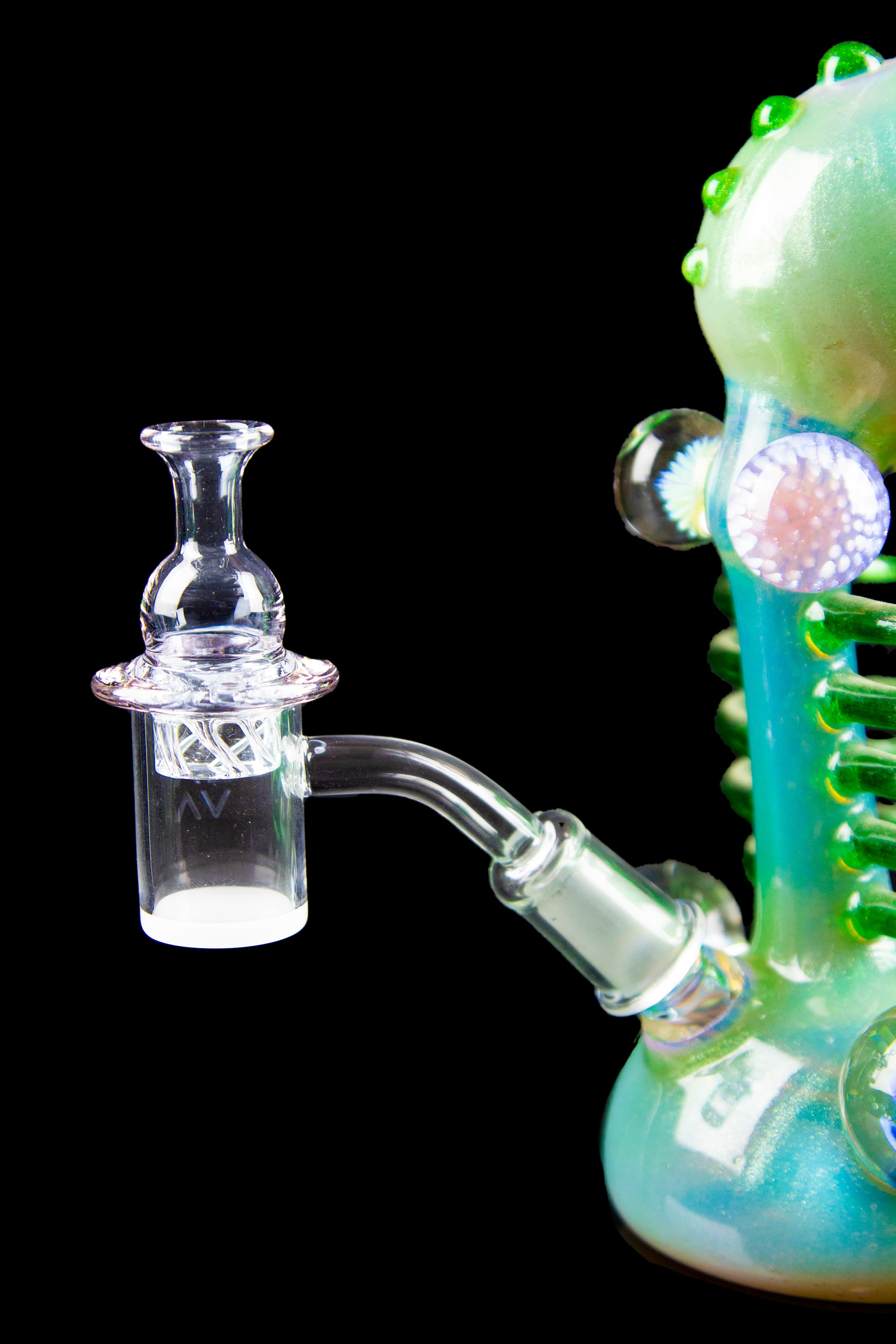 Stunning Domed Lattice Carb Cap - Elevate Your Dabbing Experience!