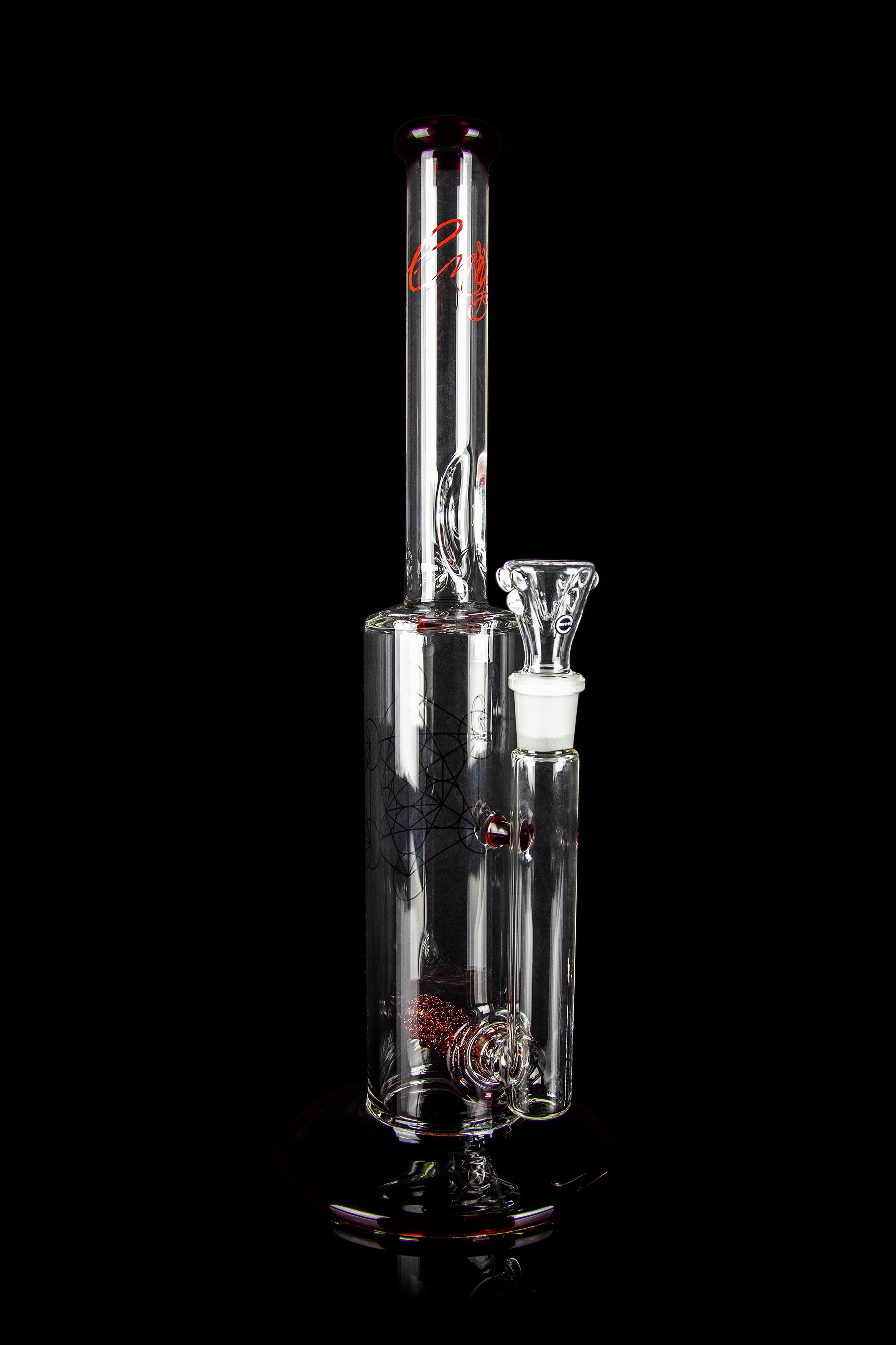Envy Glass 16 Stemline Pop Rocks Perc Water Pipe - Party in Your Mouth!