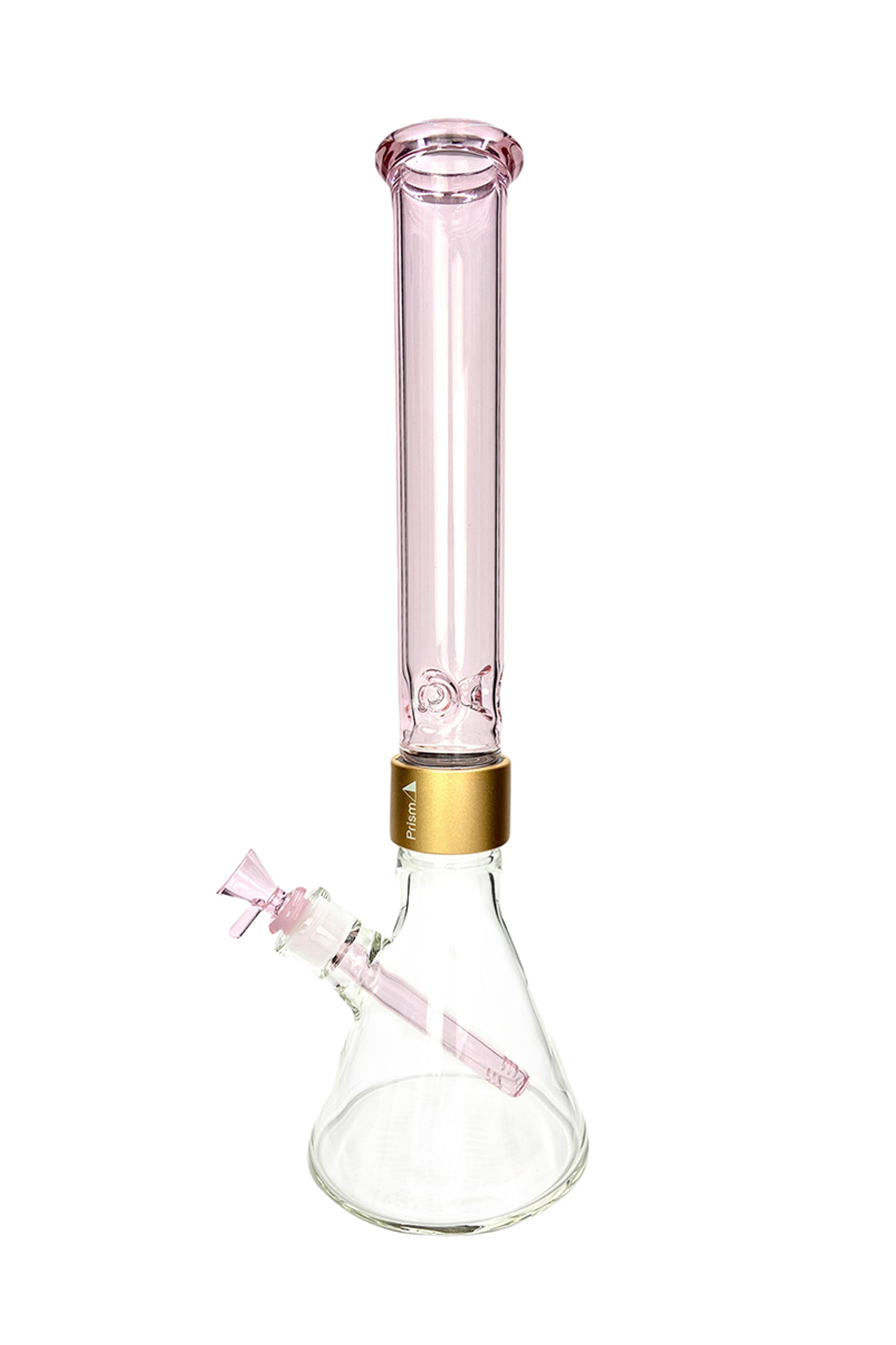 Prism Pink Lemonade Halo Modular Bong - An Irresistible Smoking Companion