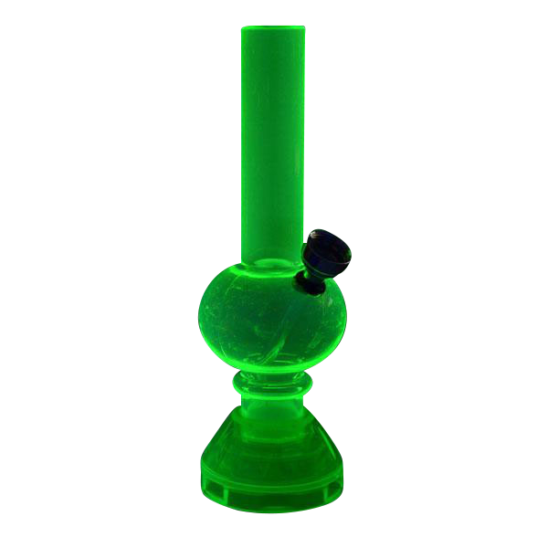 Fantastic Mini Acrylic Water Pipe with Integrated Grinder Base