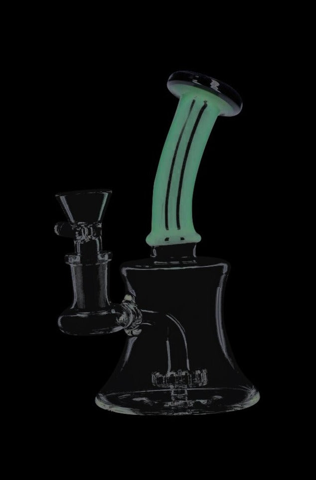 Stunning Beaker Base Bubbler with Fixed Showerhead Diffuser