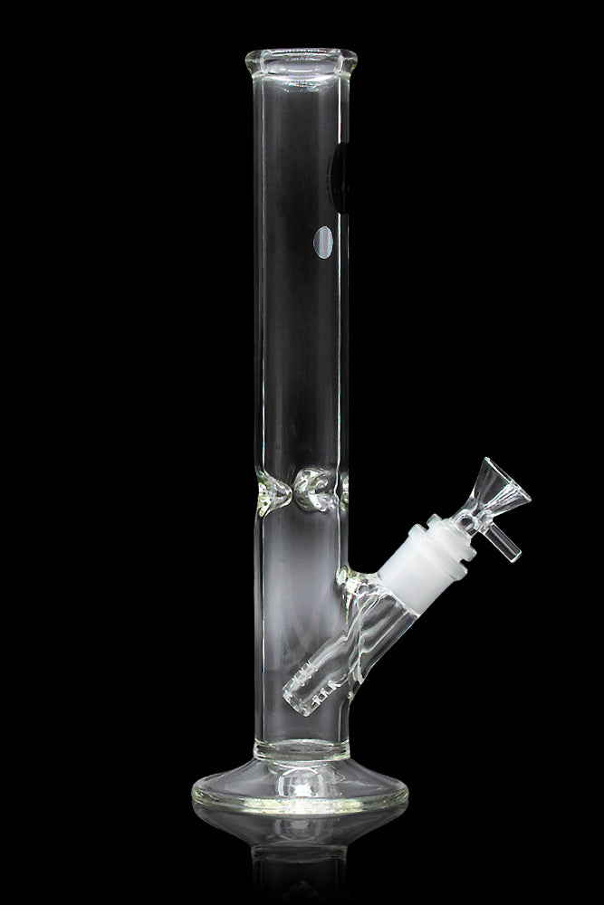 LA Pipes 12 Clear Straight Water Pipe - The Perfect Smoking Companion