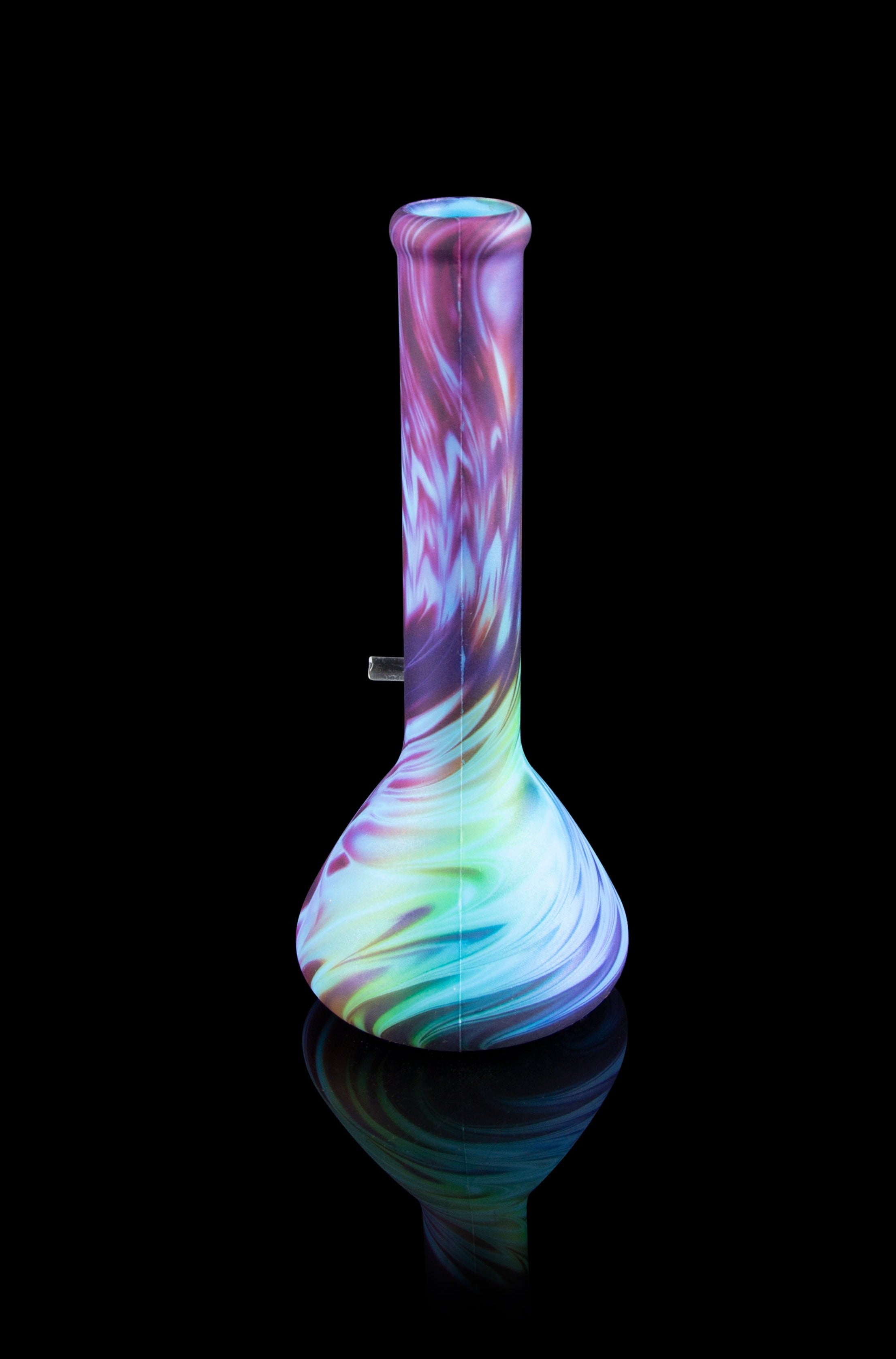 Bongs USA Rainbow Waves Unbreakable Silicone Bong - The Ultimate Travel Companion